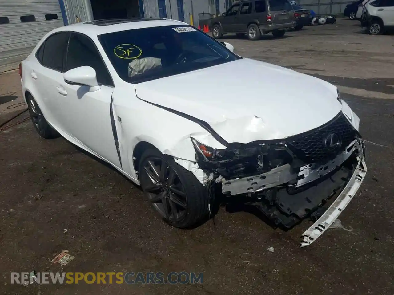 1 Photograph of a damaged car JTHGA1D21L5108565 LEXUS IS 2020