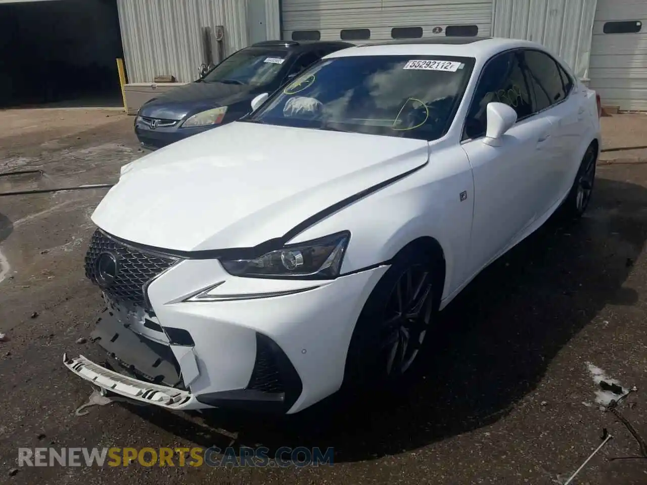 2 Photograph of a damaged car JTHGA1D21L5108565 LEXUS IS 2020