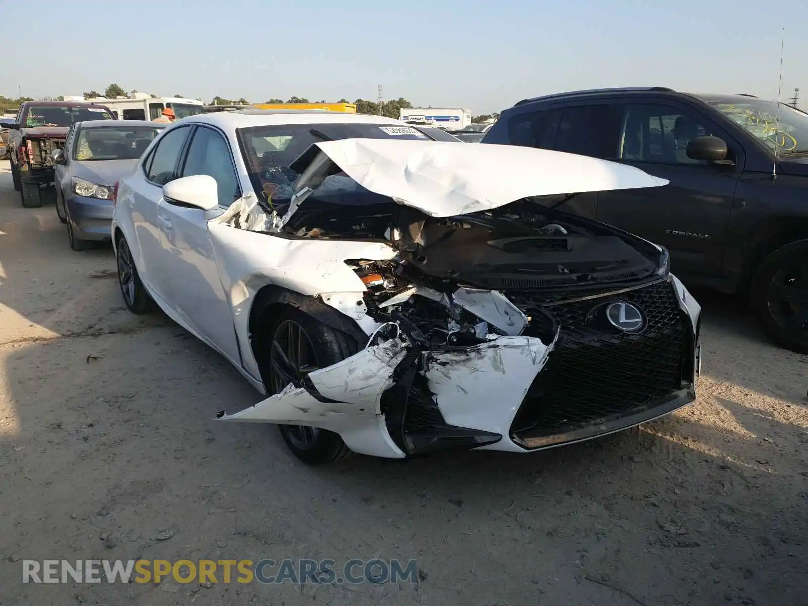 1 Photograph of a damaged car JTHGA1D22L5107599 LEXUS IS 2020