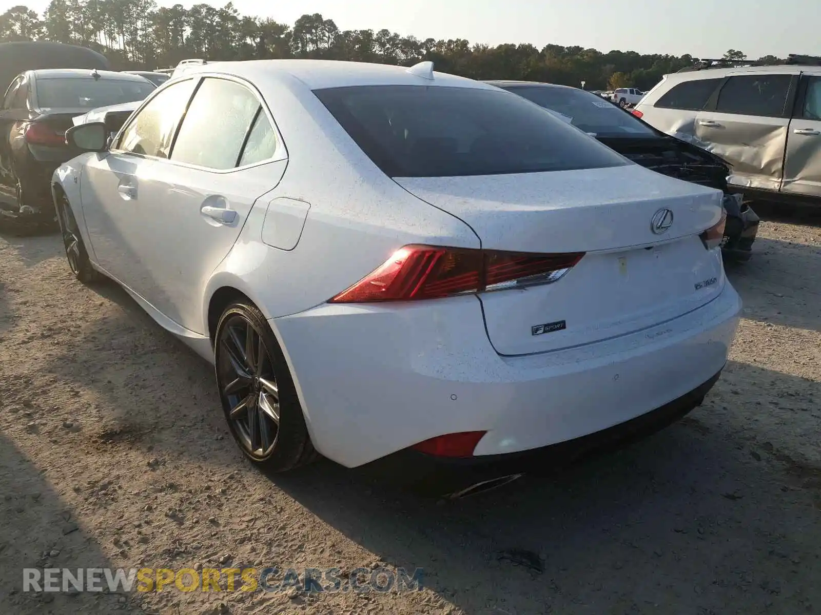 3 Photograph of a damaged car JTHGA1D22L5107599 LEXUS IS 2020