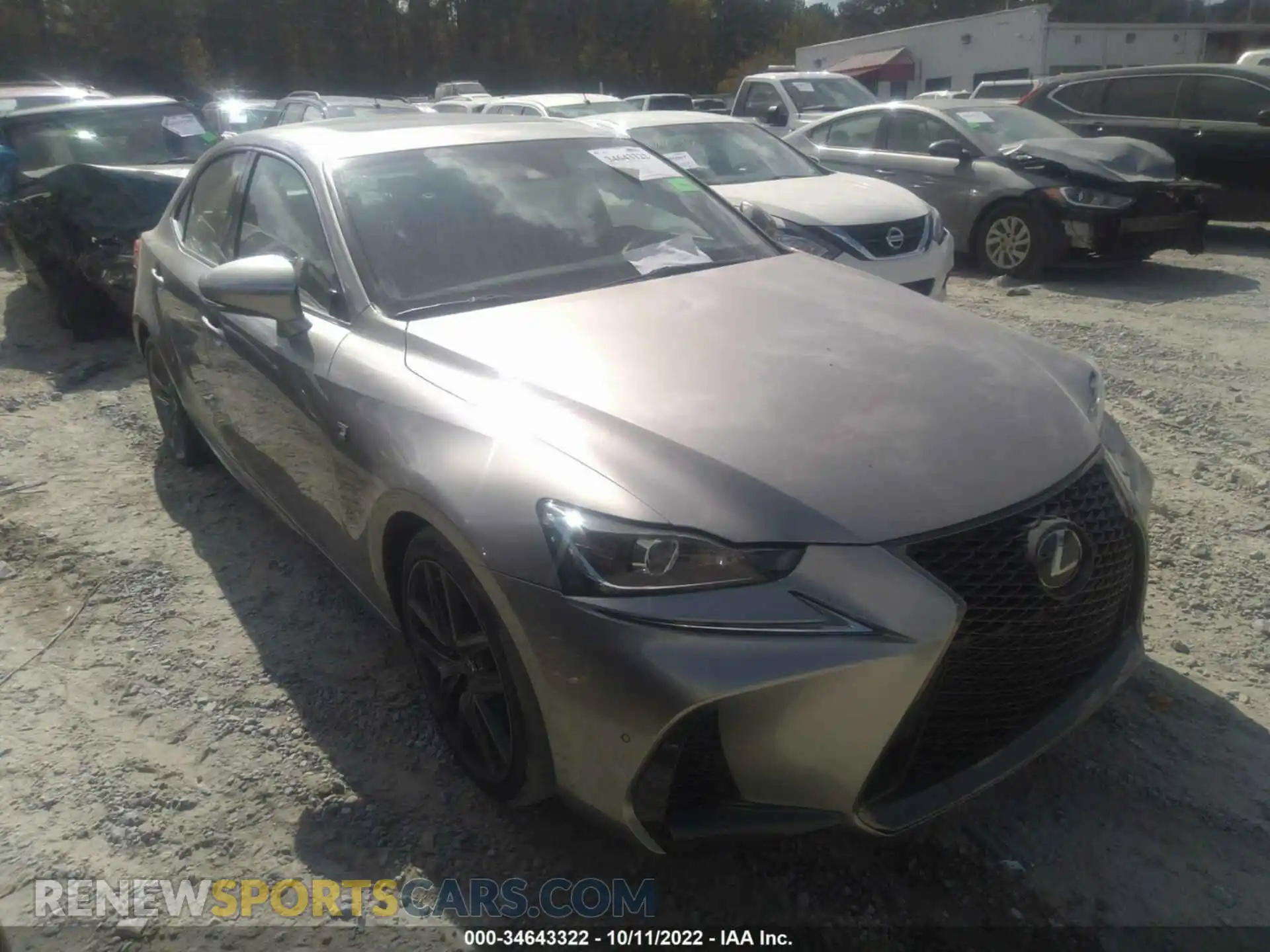 1 Photograph of a damaged car JTHGA1D23L5104260 LEXUS IS 2020