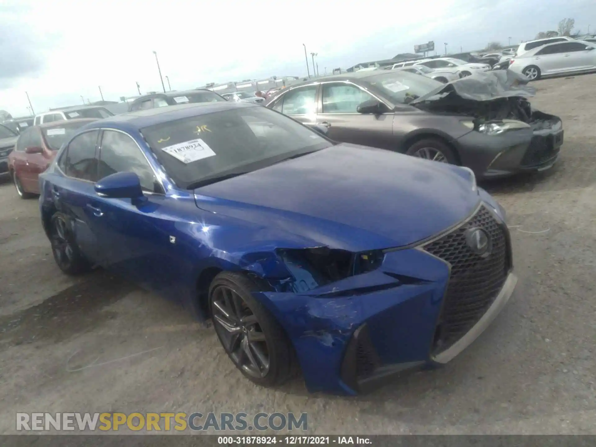 1 Photograph of a damaged car JTHGA1D23L5104534 LEXUS IS 2020