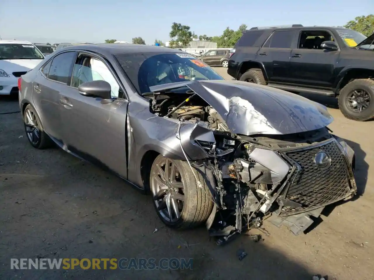 1 Photograph of a damaged car JTHGA1D24L5105384 LEXUS IS 2020