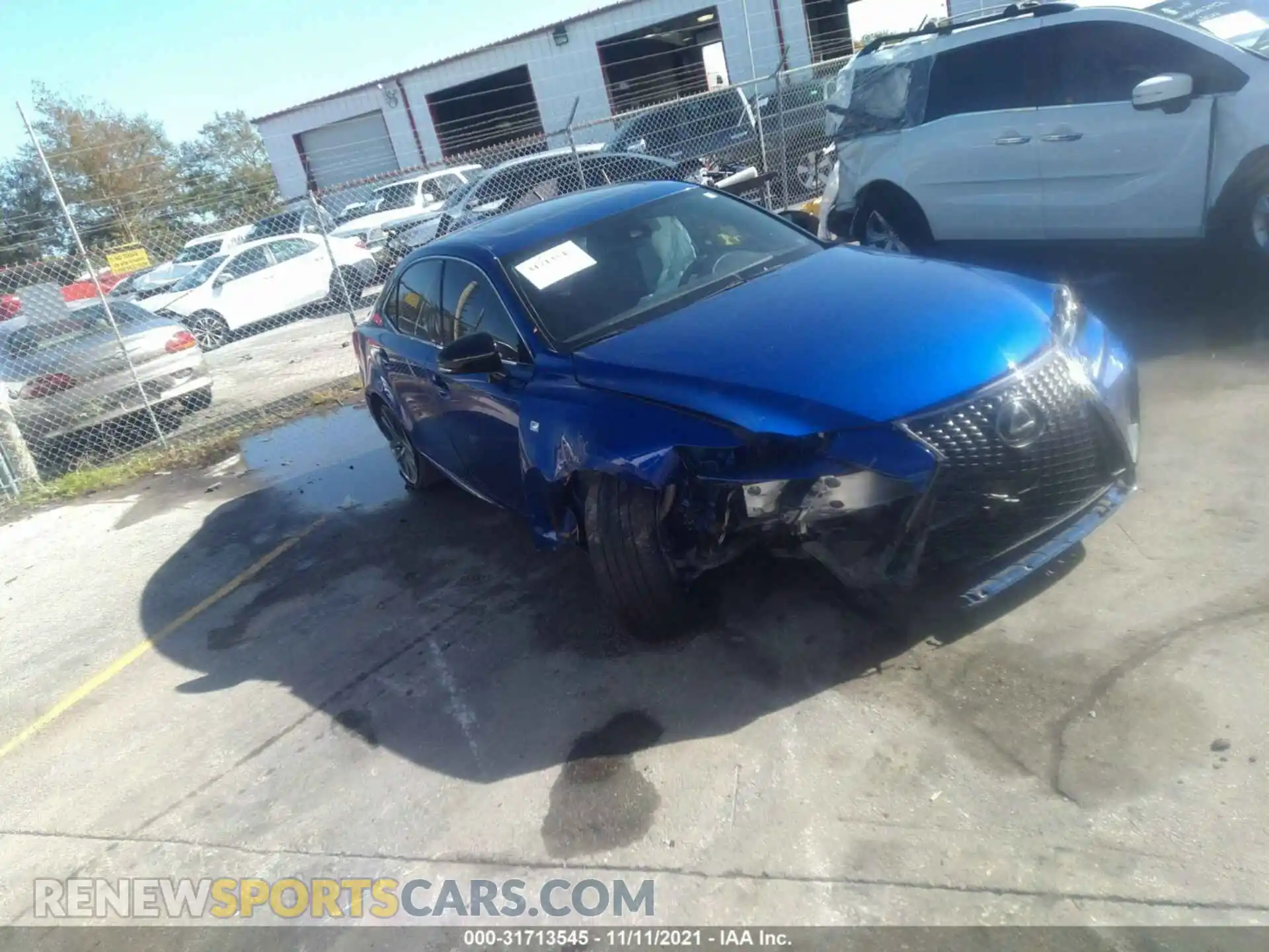 1 Photograph of a damaged car JTHGA1D24L5107006 LEXUS IS 2020