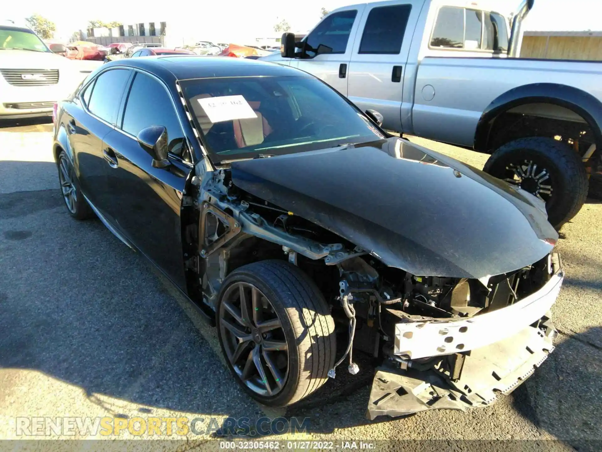 1 Photograph of a damaged car JTHGA1D26L5101790 LEXUS IS 2020