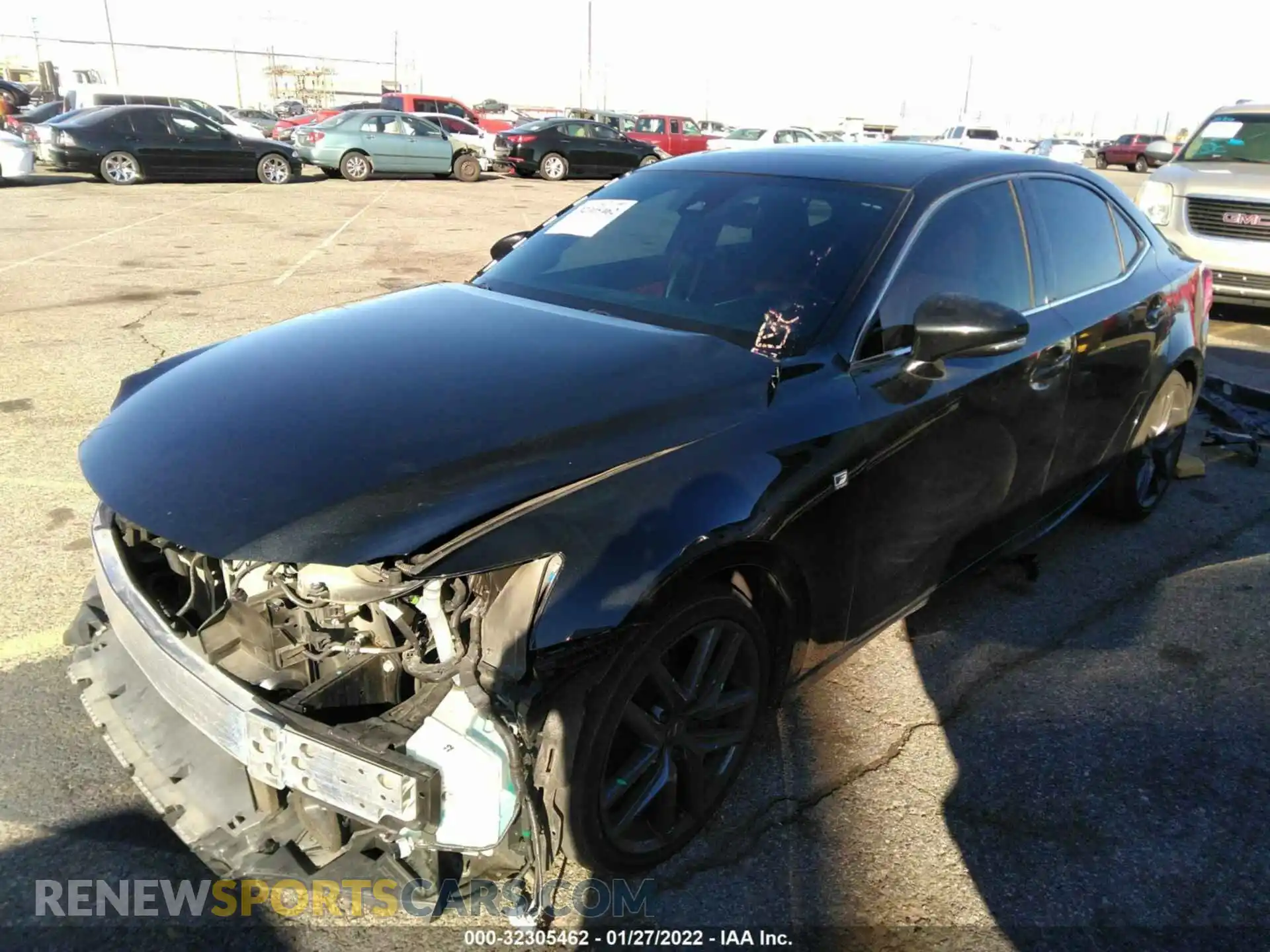 2 Photograph of a damaged car JTHGA1D26L5101790 LEXUS IS 2020