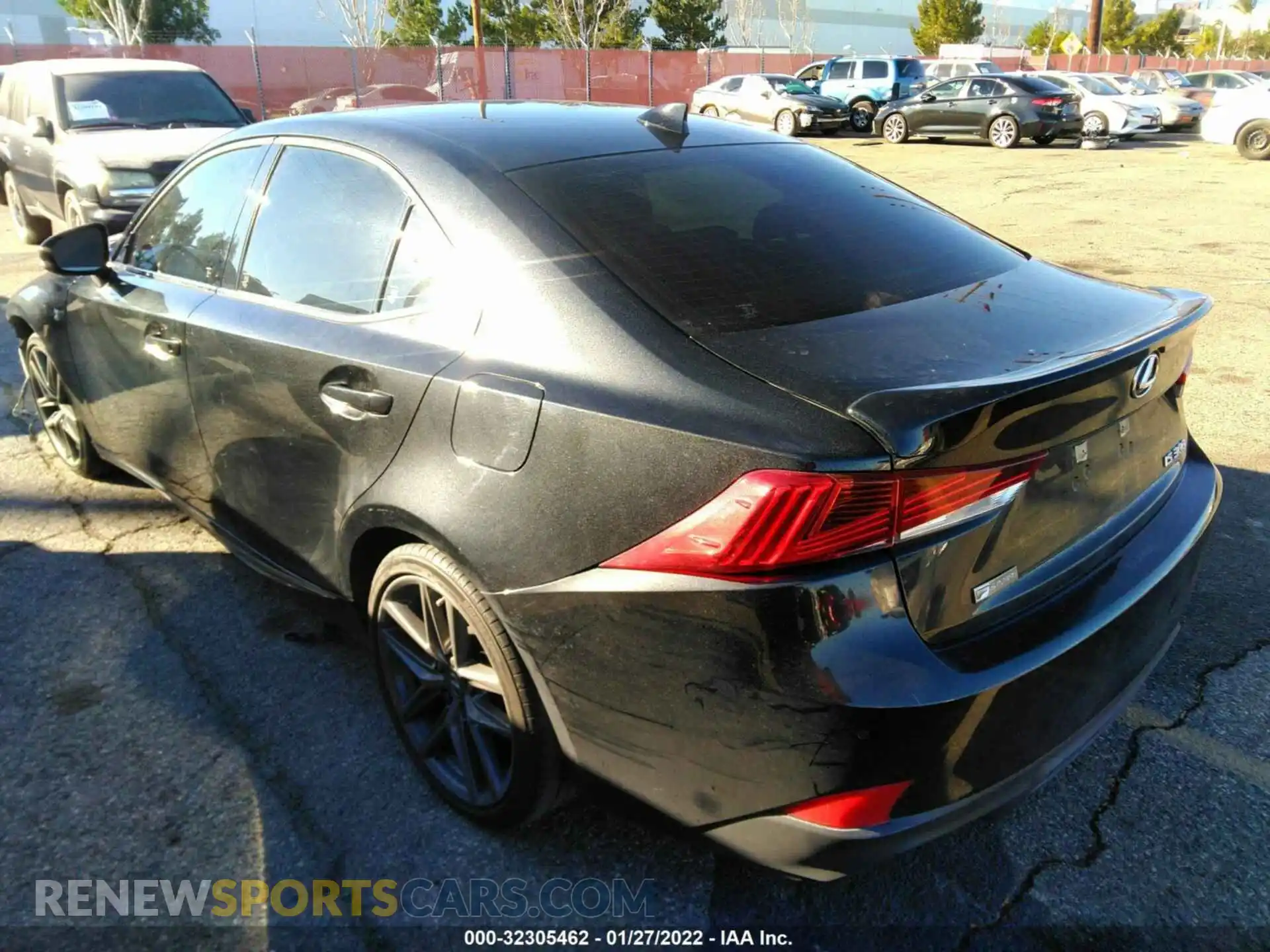 3 Photograph of a damaged car JTHGA1D26L5101790 LEXUS IS 2020