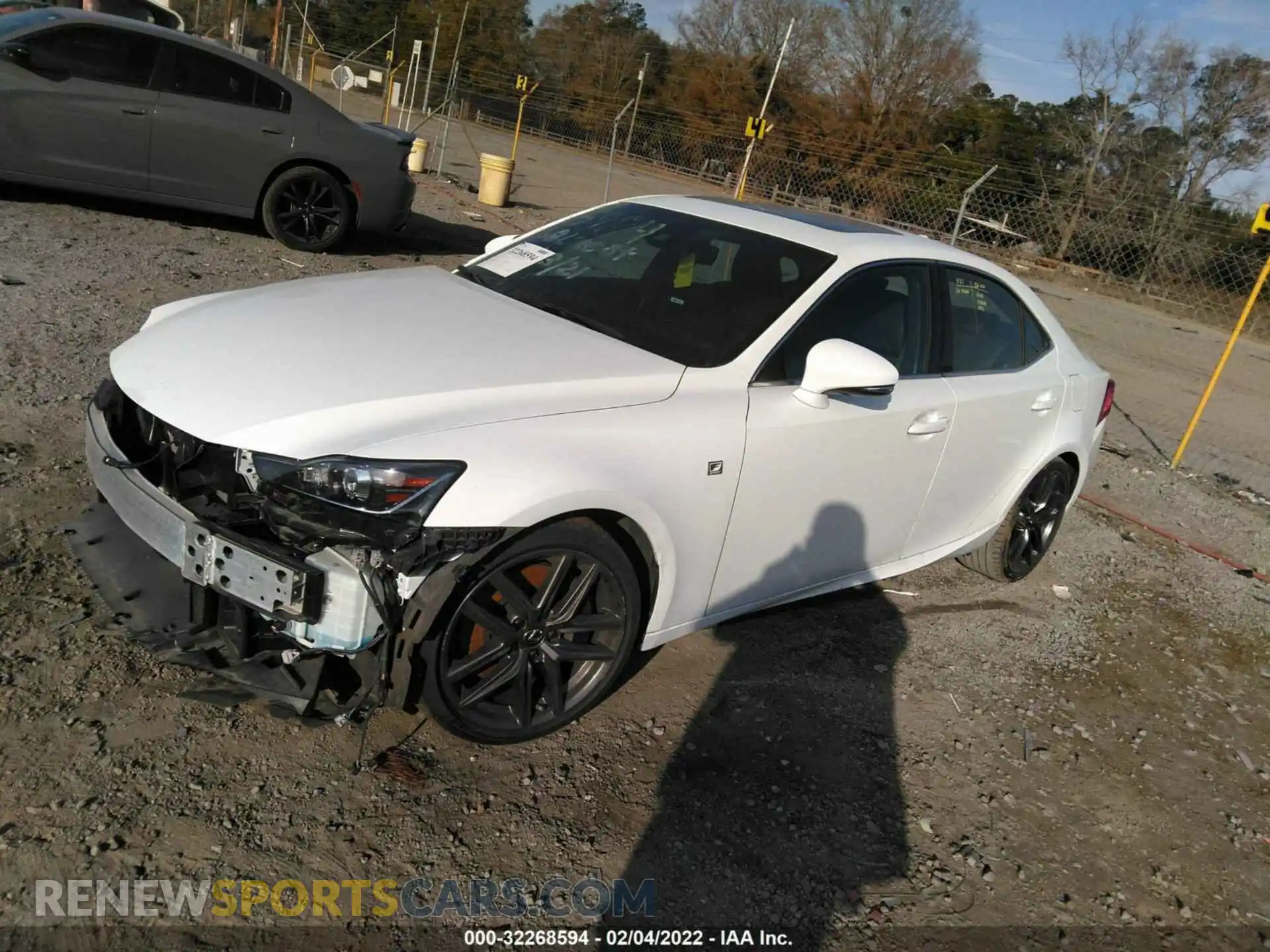 2 Photograph of a damaged car JTHGA1D26L5102695 LEXUS IS 2020
