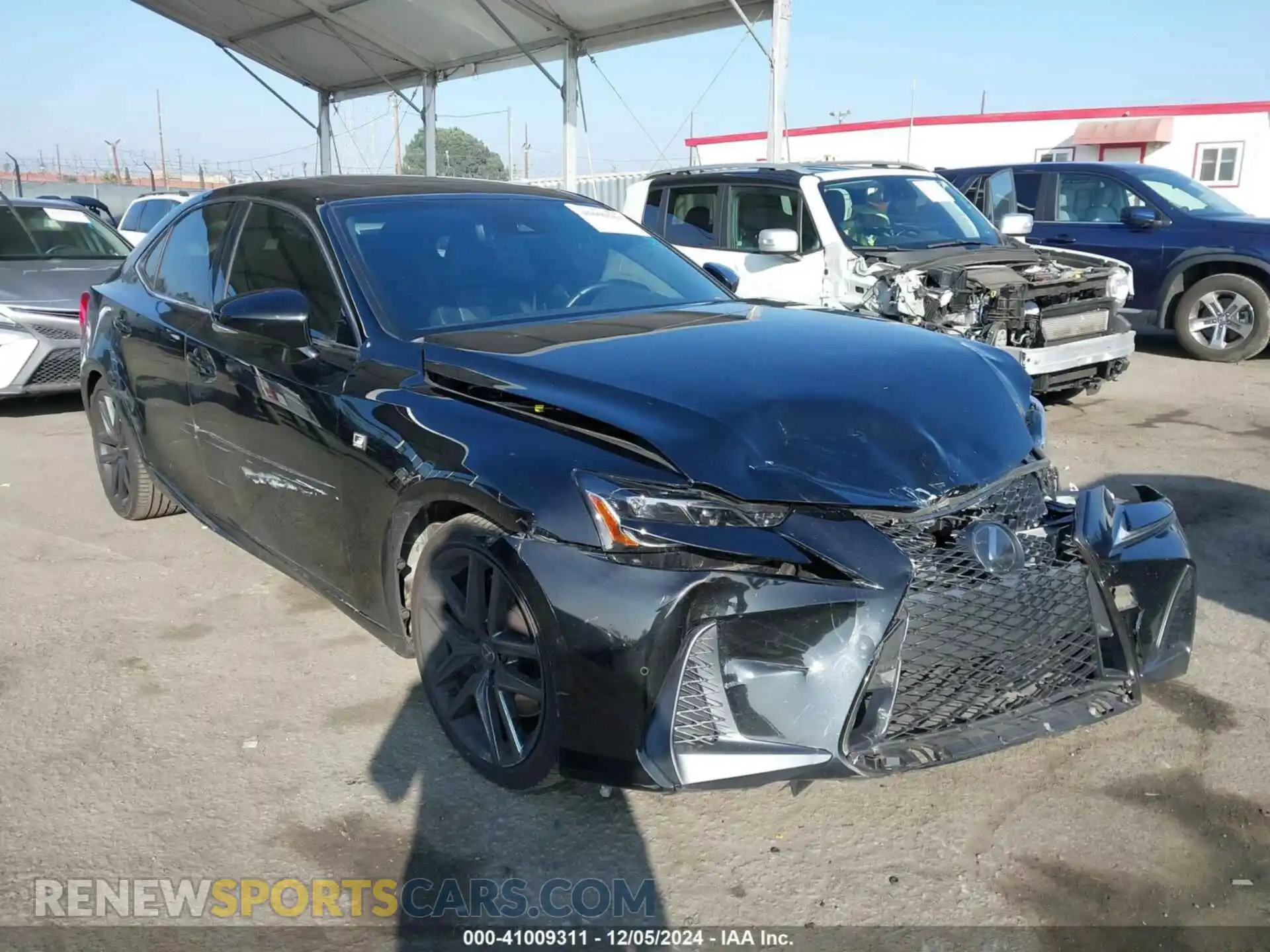 1 Photograph of a damaged car JTHGA1D26L5106214 LEXUS IS 2020