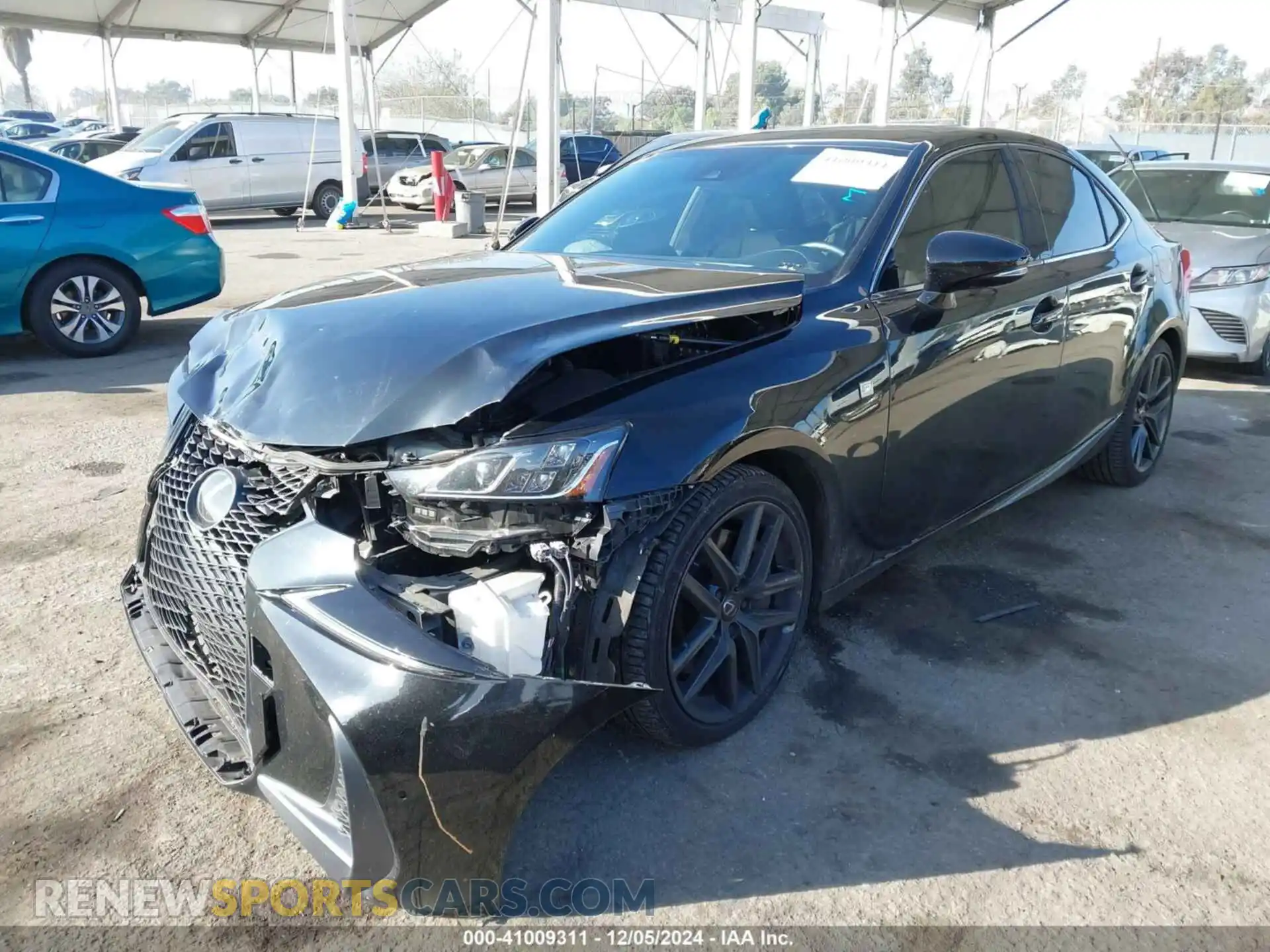 2 Photograph of a damaged car JTHGA1D26L5106214 LEXUS IS 2020
