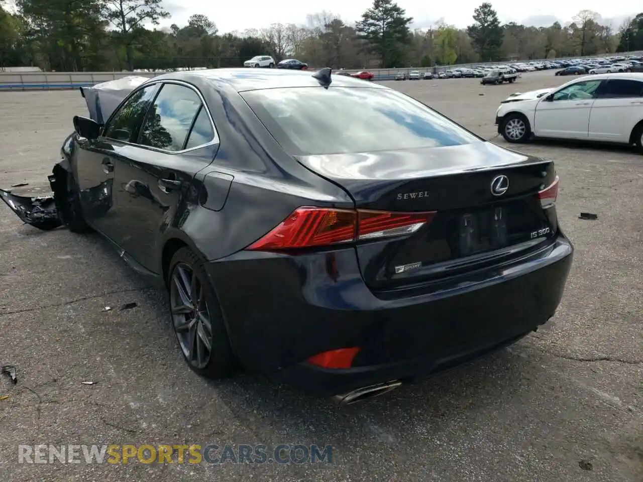 3 Photograph of a damaged car JTHGA1D26L5106987 LEXUS IS 2020