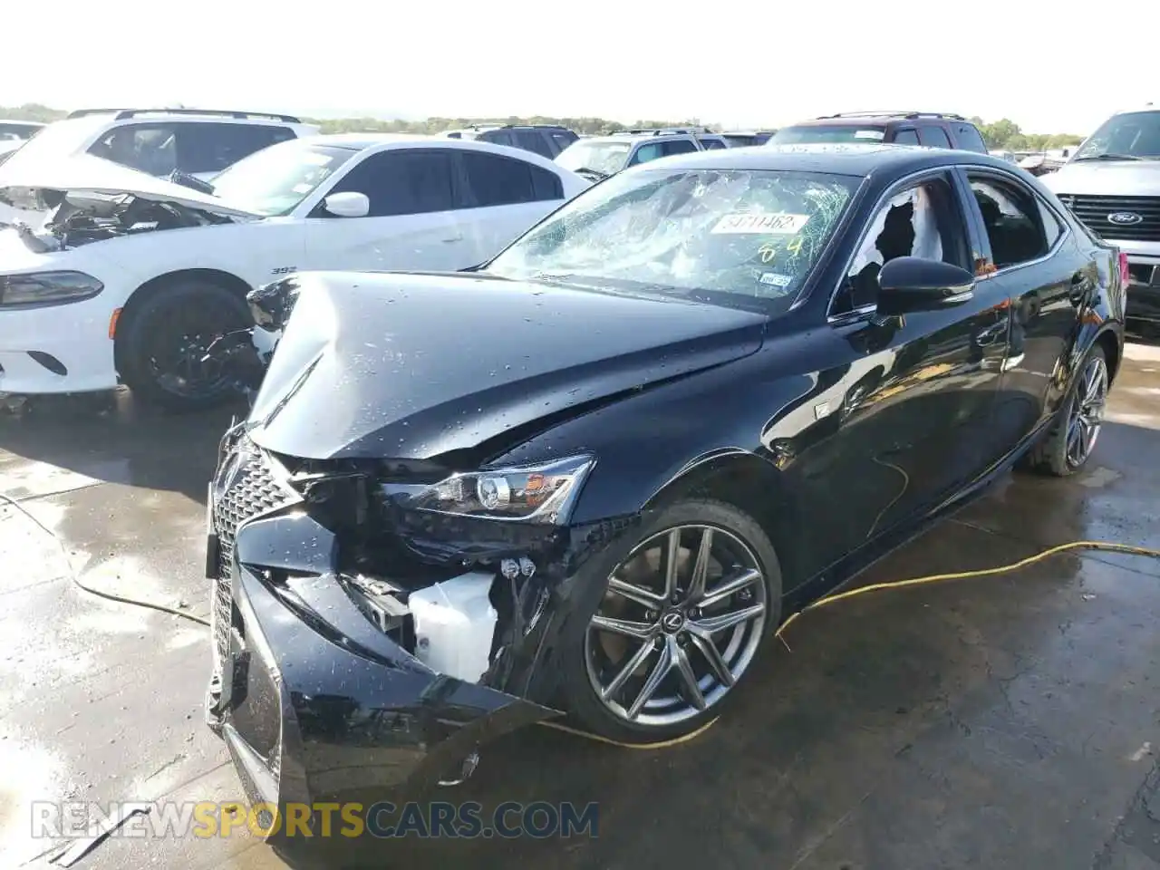 2 Photograph of a damaged car JTHGA1D27L5104195 LEXUS IS 2020