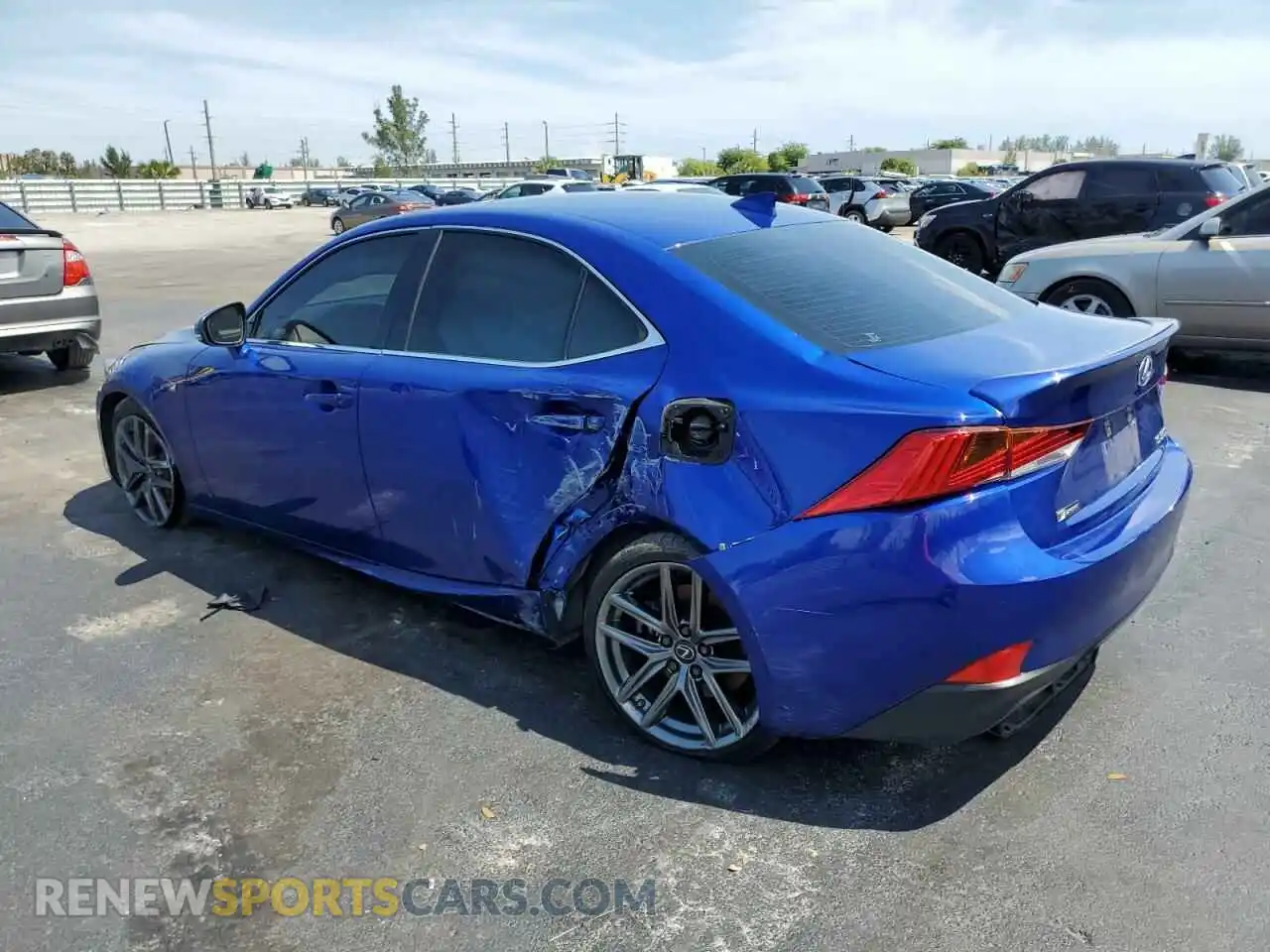 2 Photograph of a damaged car JTHGA1D28L5106277 LEXUS IS 2020