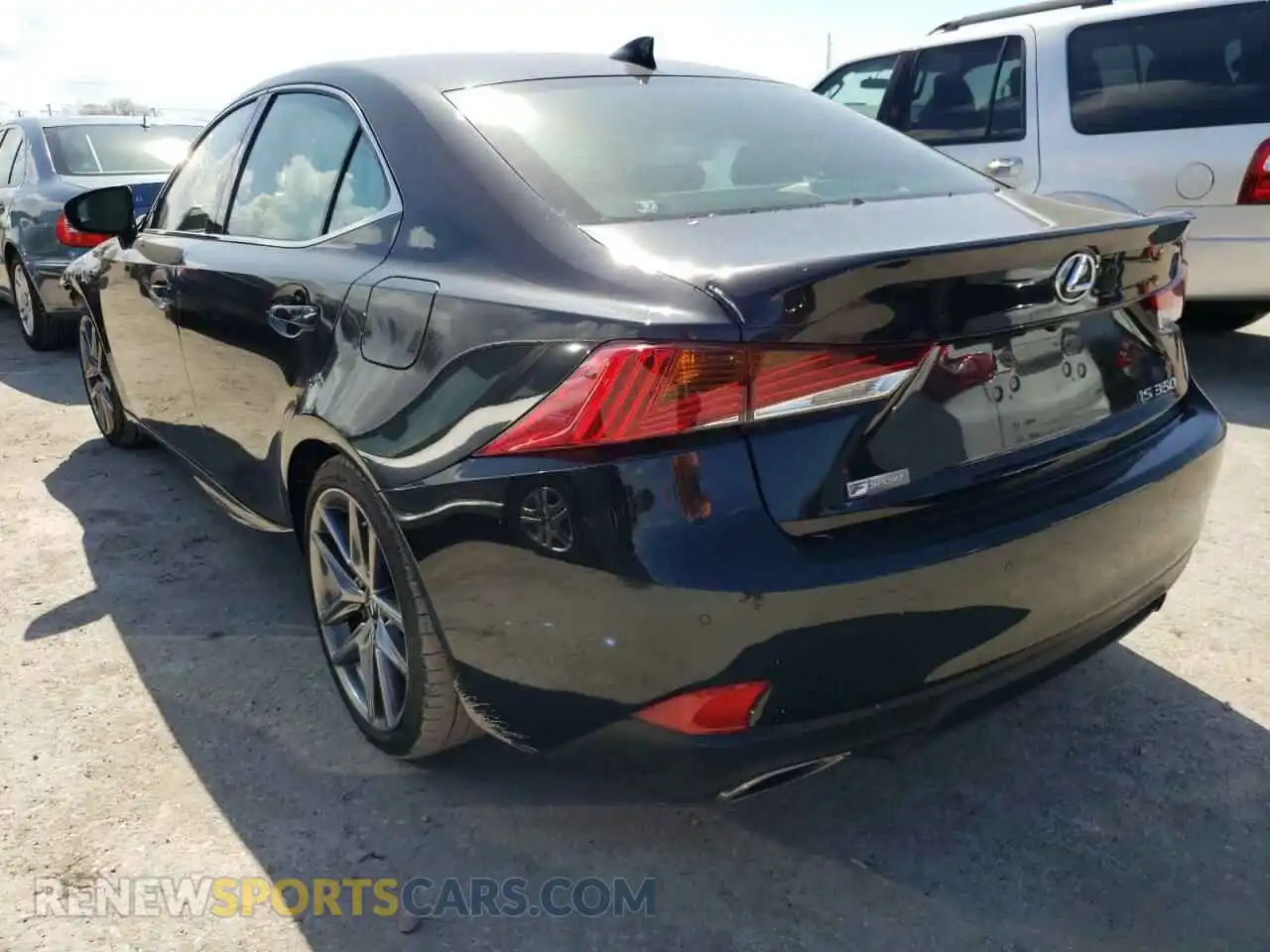 3 Photograph of a damaged car JTHGZ1B21L5036469 LEXUS IS 2020