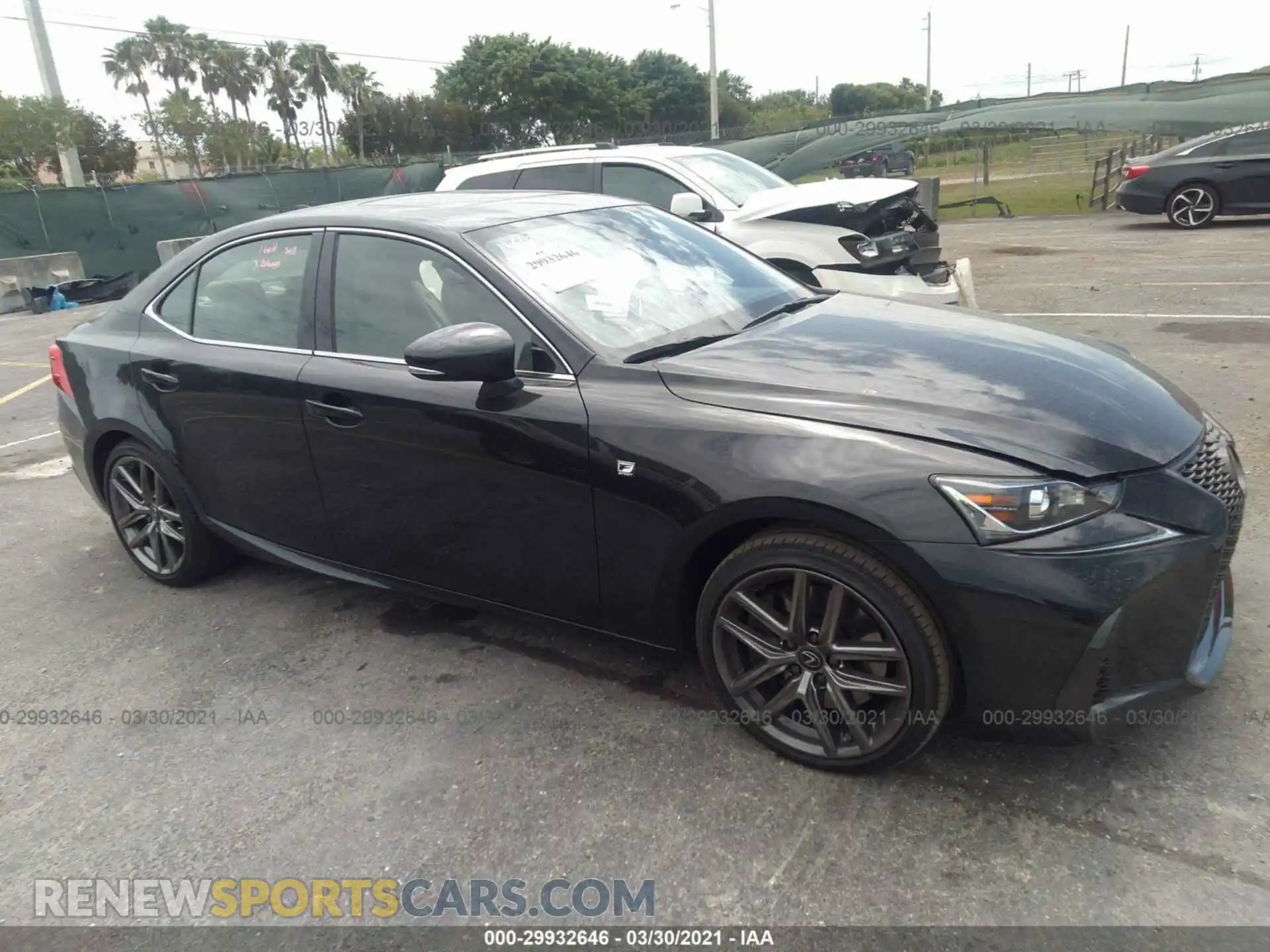 1 Photograph of a damaged car JTHGZ1B22L5036982 LEXUS IS 2020