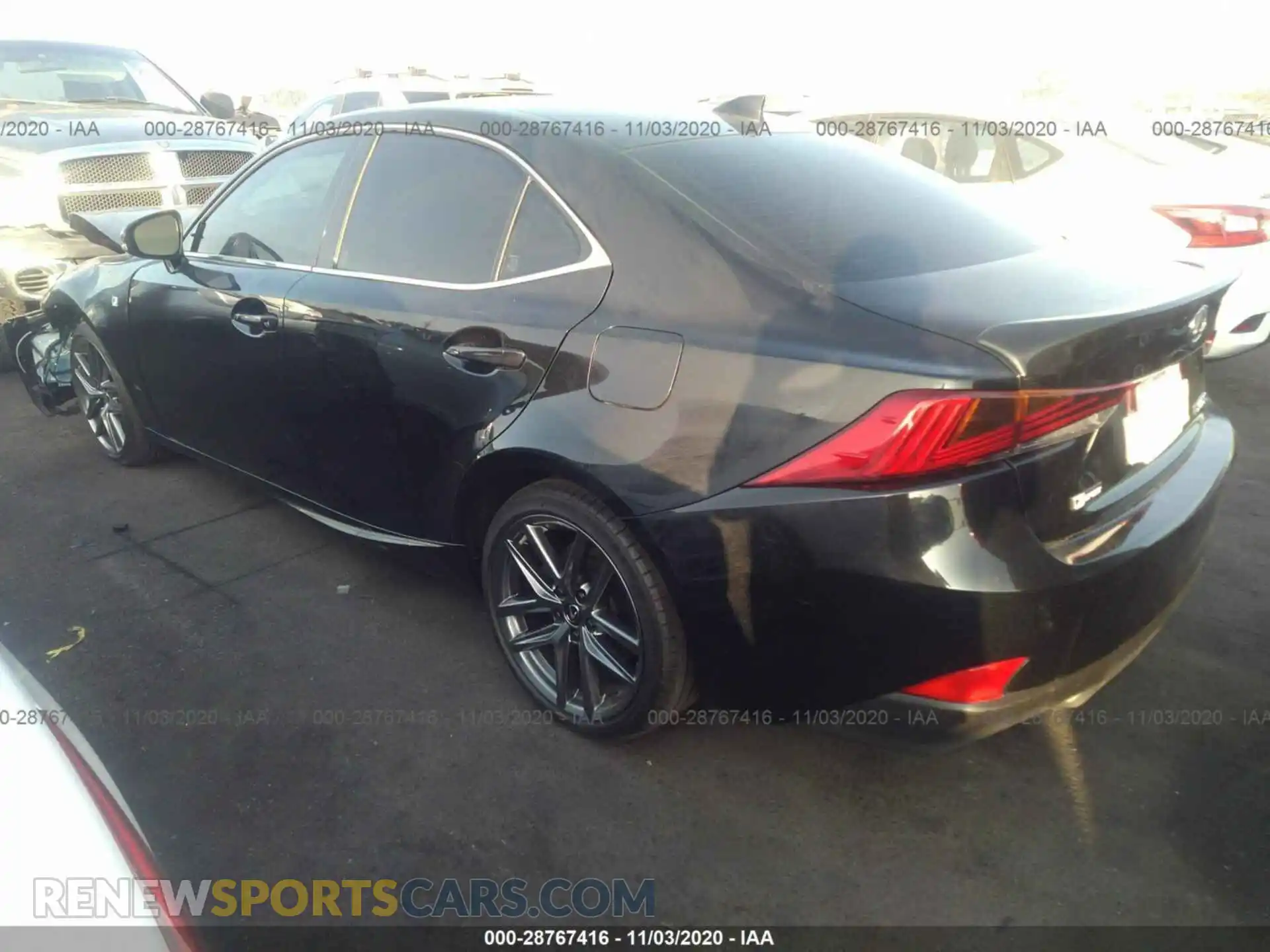 3 Photograph of a damaged car JTHGZ1B23L5036862 LEXUS IS 2020