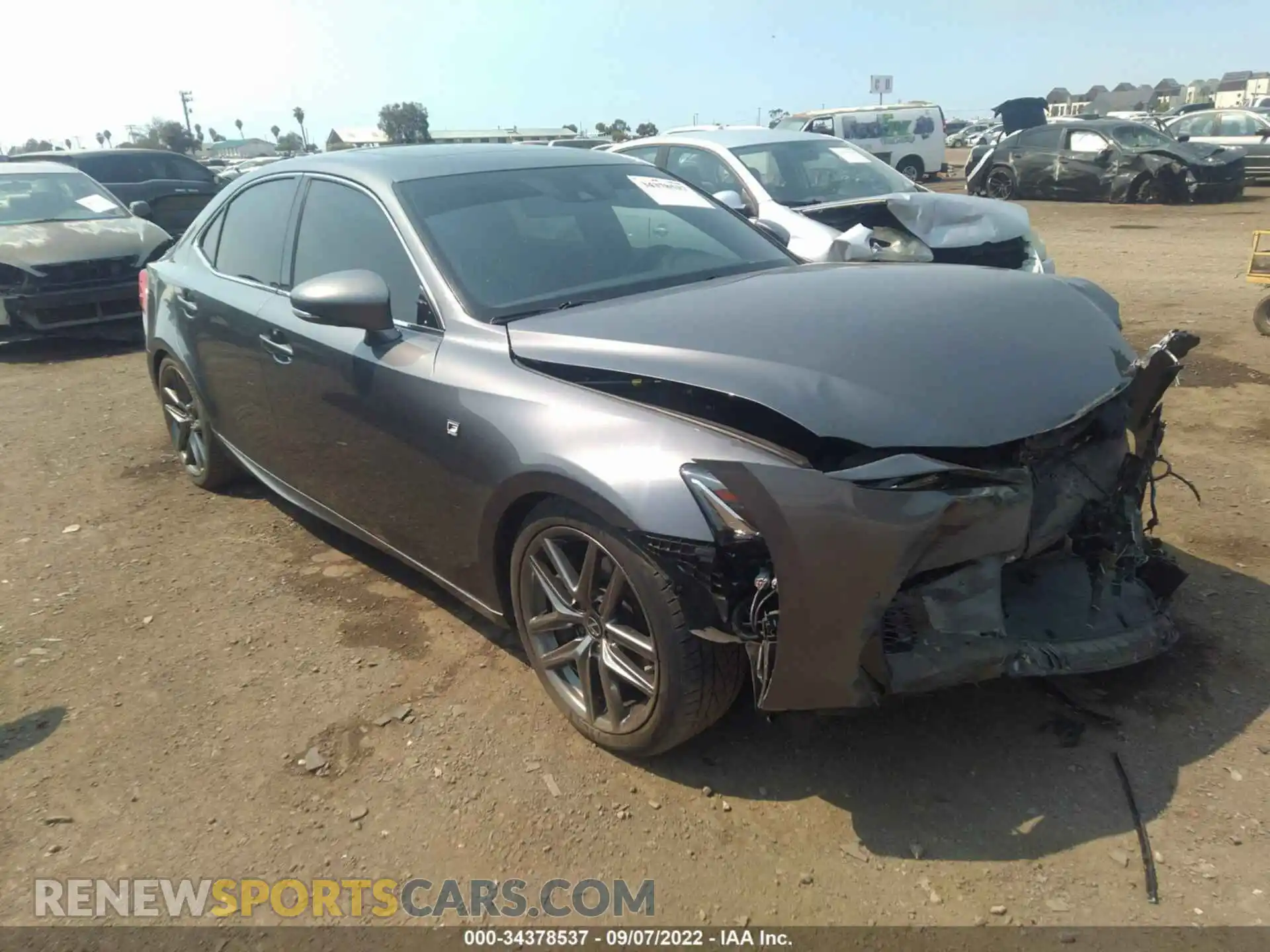 1 Photograph of a damaged car JTHGZ1B24L5036191 LEXUS IS 2020