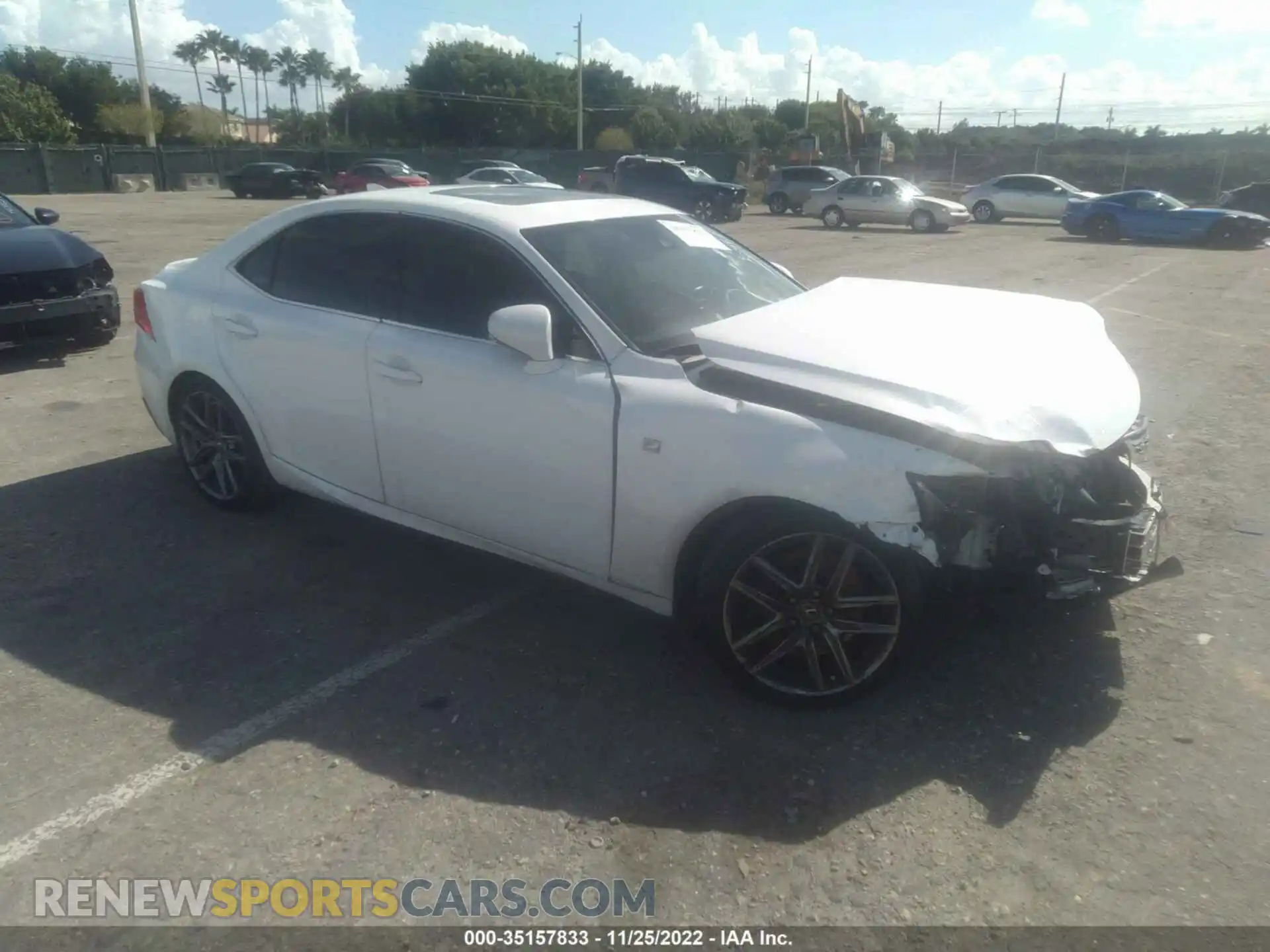 1 Photograph of a damaged car JTHGZ1B24L5037048 LEXUS IS 2020