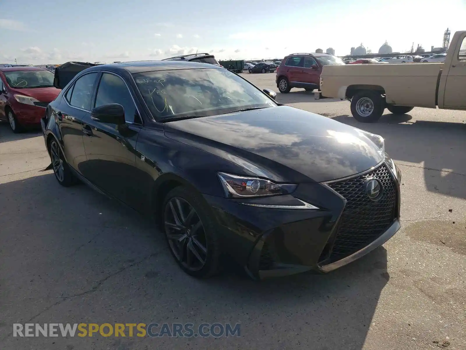 1 Photograph of a damaged car JTHGZ1B28L5035948 LEXUS IS 2020