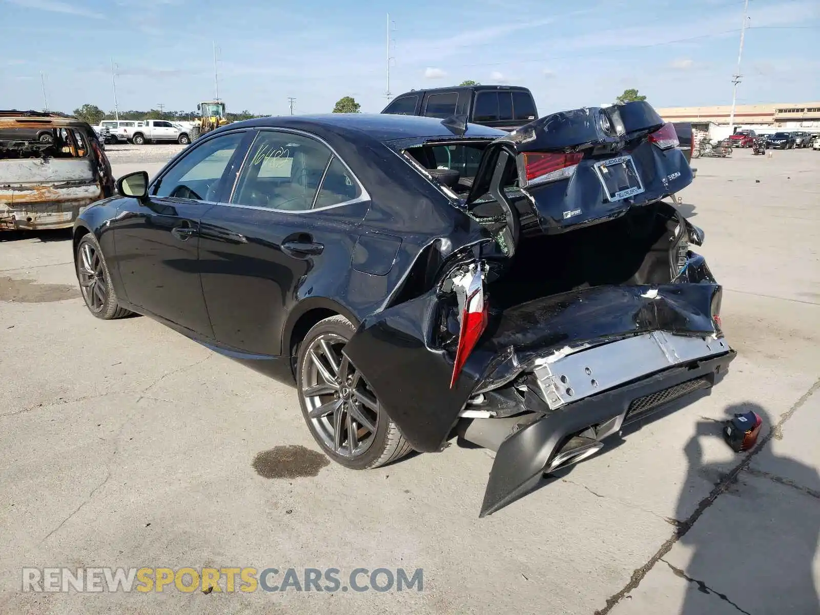 3 Photograph of a damaged car JTHGZ1B28L5035948 LEXUS IS 2020