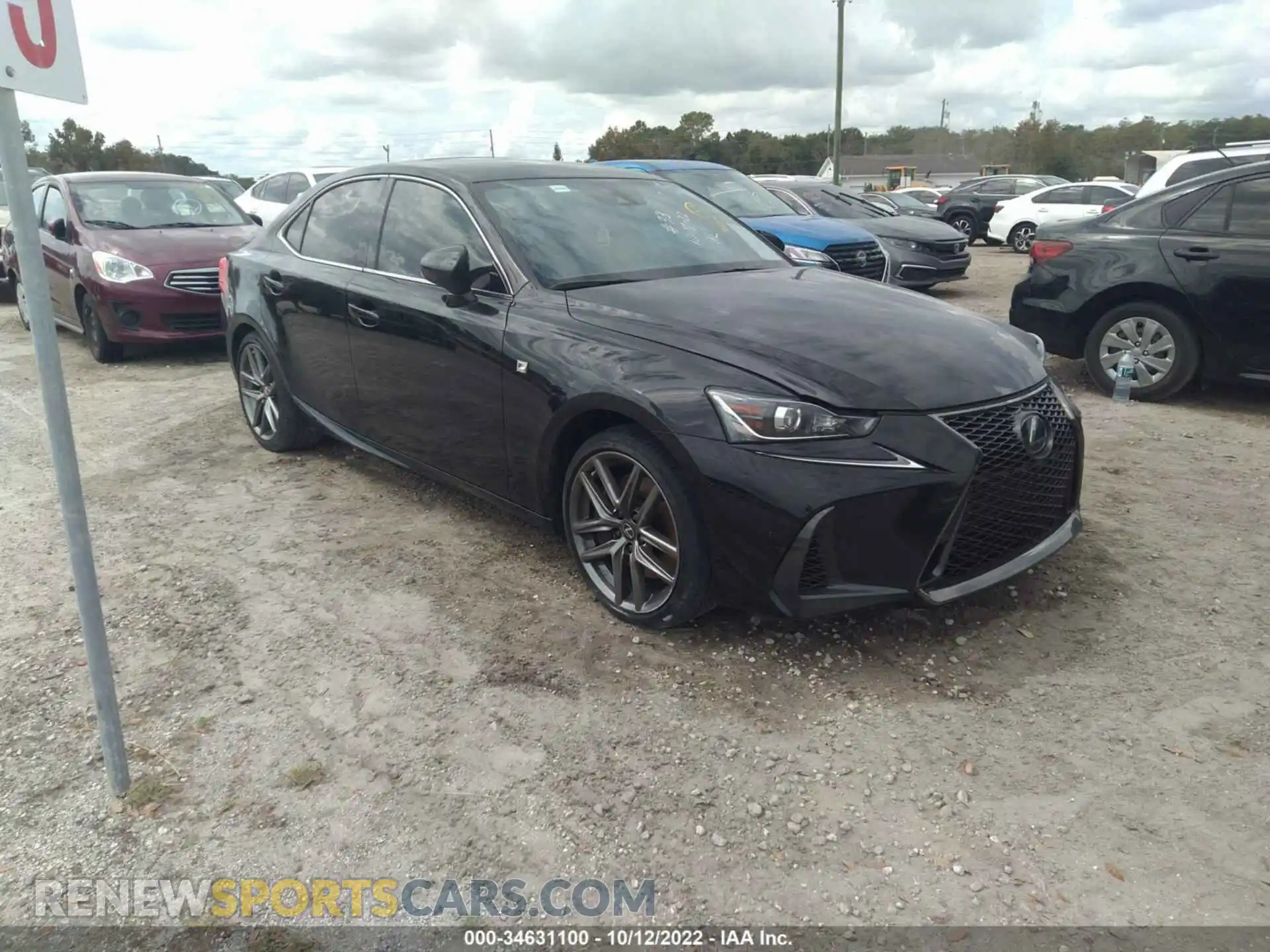 1 Photograph of a damaged car JTHGZ1B28L5036923 LEXUS IS 2020