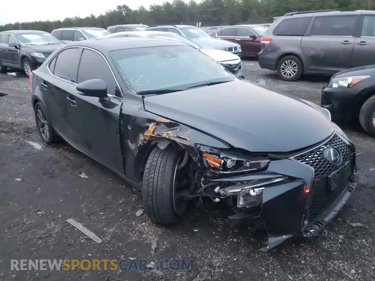 1 fotografías del automóvil dañado JTHGZ1E20L5018279 LEXUS IS 2020