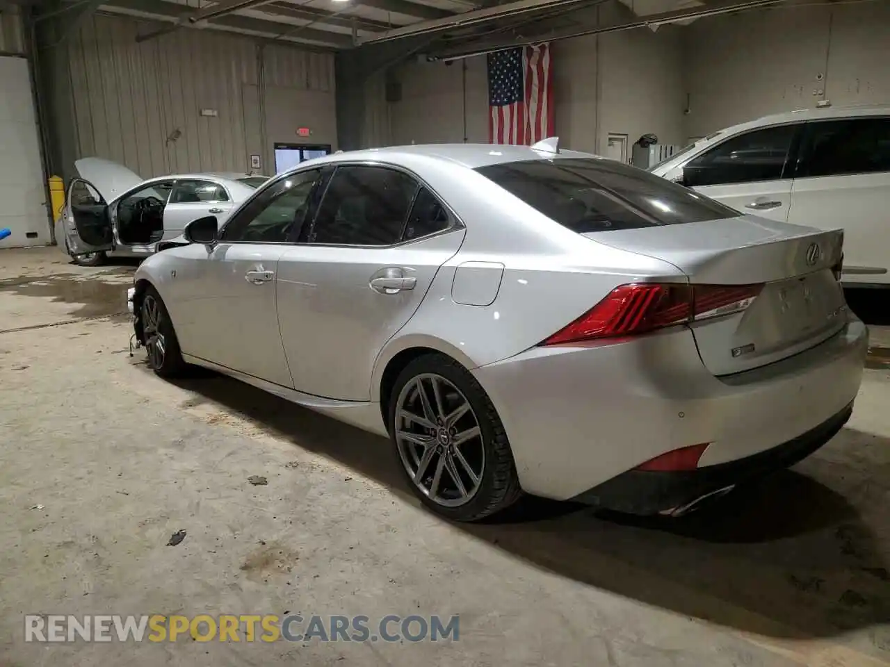 2 Photograph of a damaged car JTHGZ1E21L5017688 LEXUS IS 2020