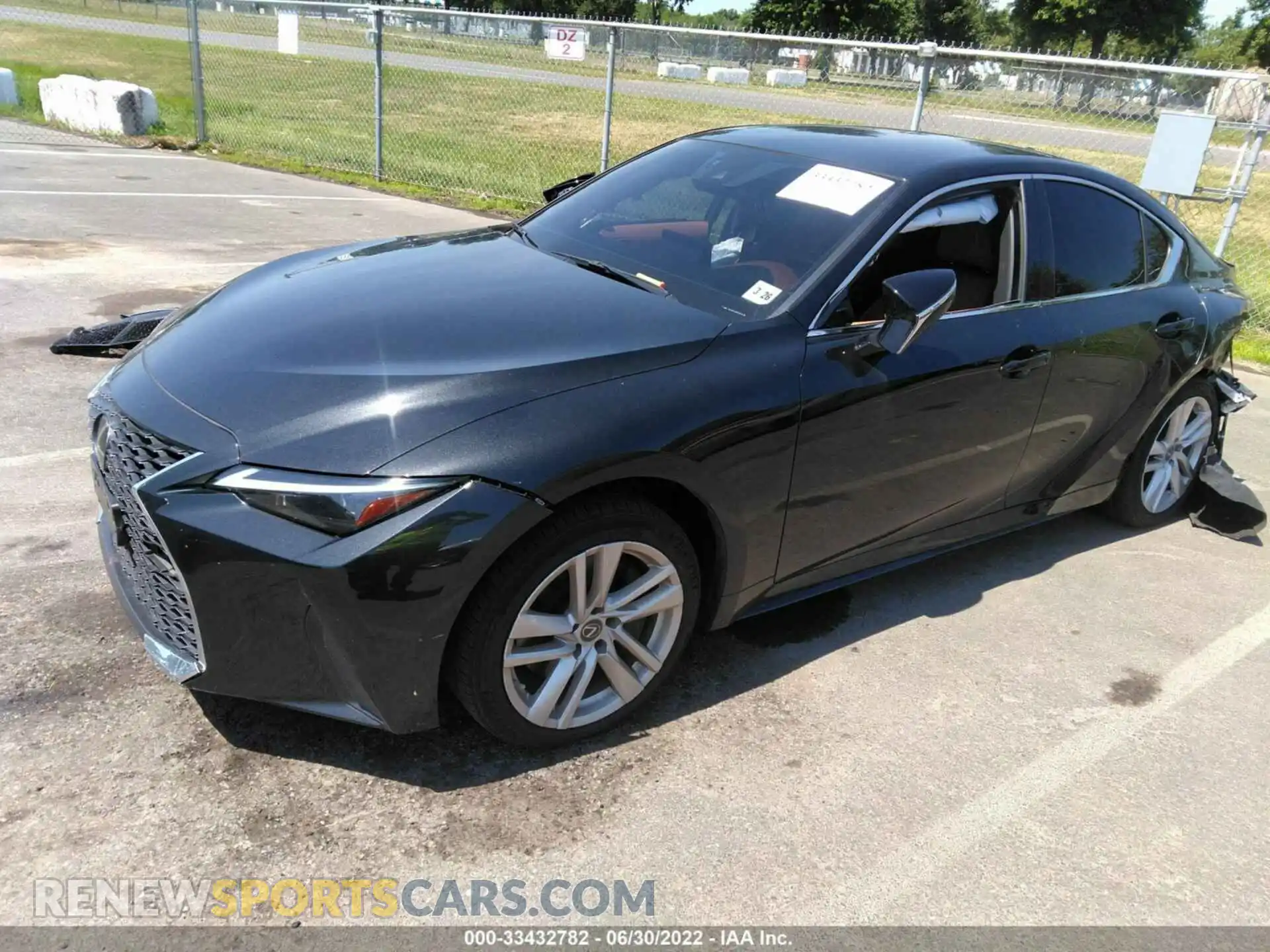 2 Photograph of a damaged car JTHA81F22M5045010 LEXUS IS 2021
