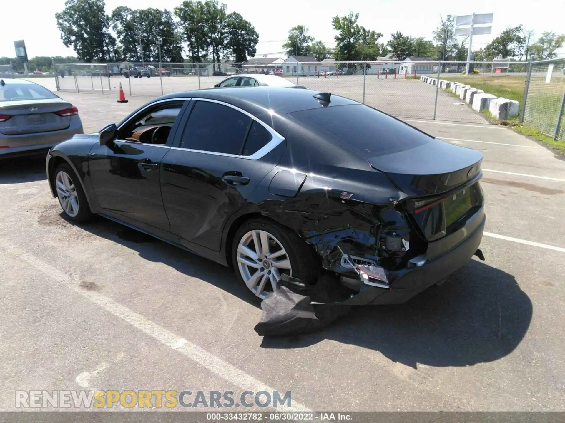 3 Photograph of a damaged car JTHA81F22M5045010 LEXUS IS 2021