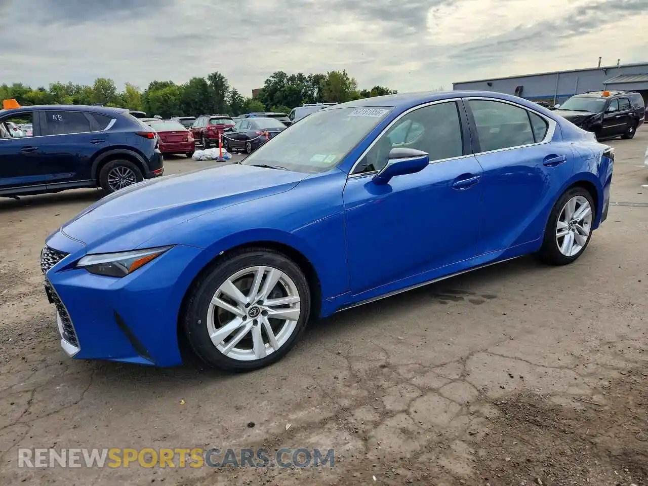 1 fotografías del automóvil dañado JTHA81F24M5045364 LEXUS IS 2021