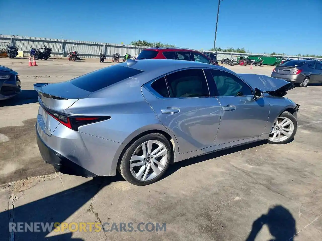 3 Photograph of a damaged car JTHAA1D20M5112064 LEXUS IS 2021