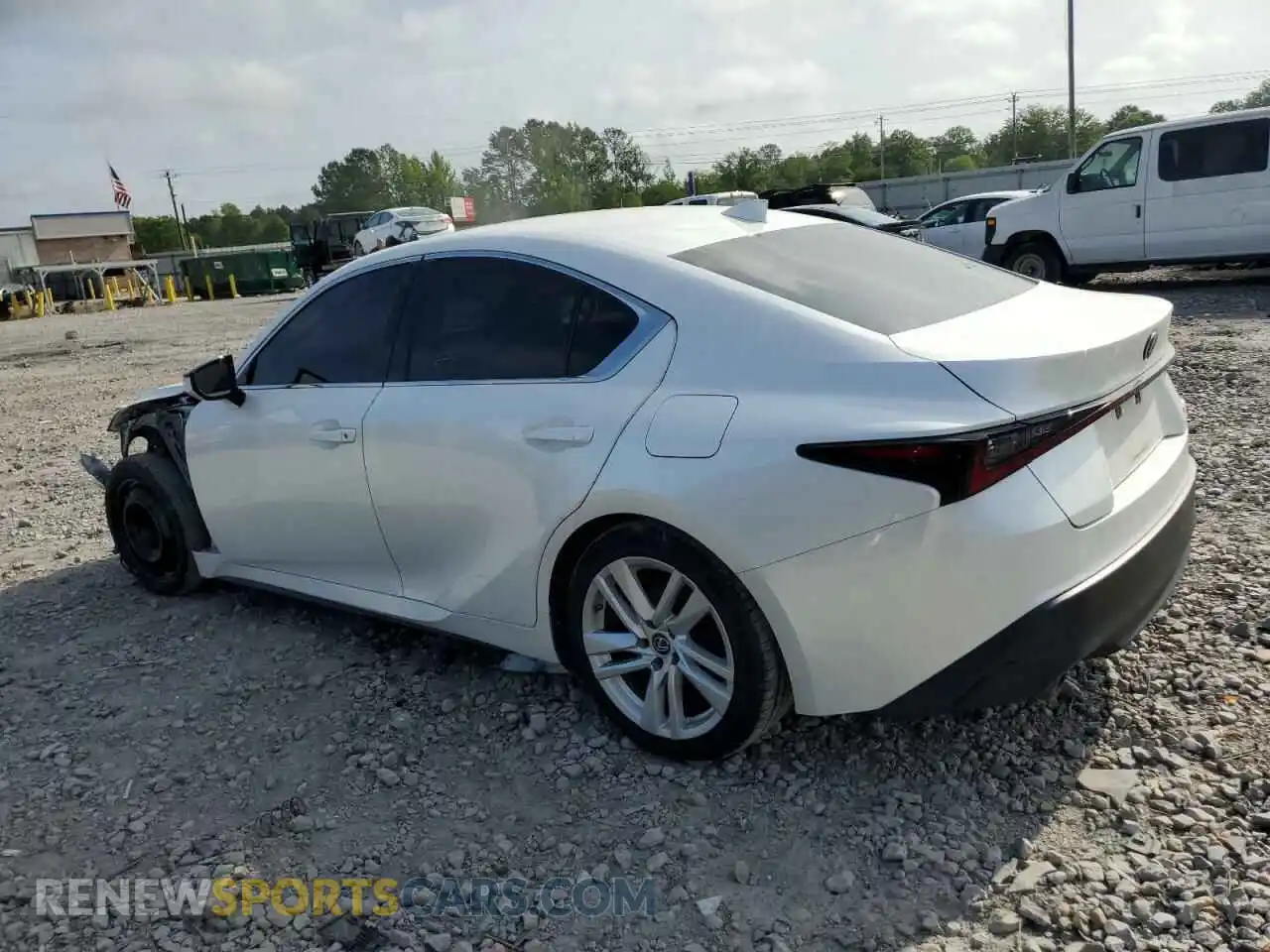 2 Photograph of a damaged car JTHAA1D20M5116163 LEXUS IS 2021