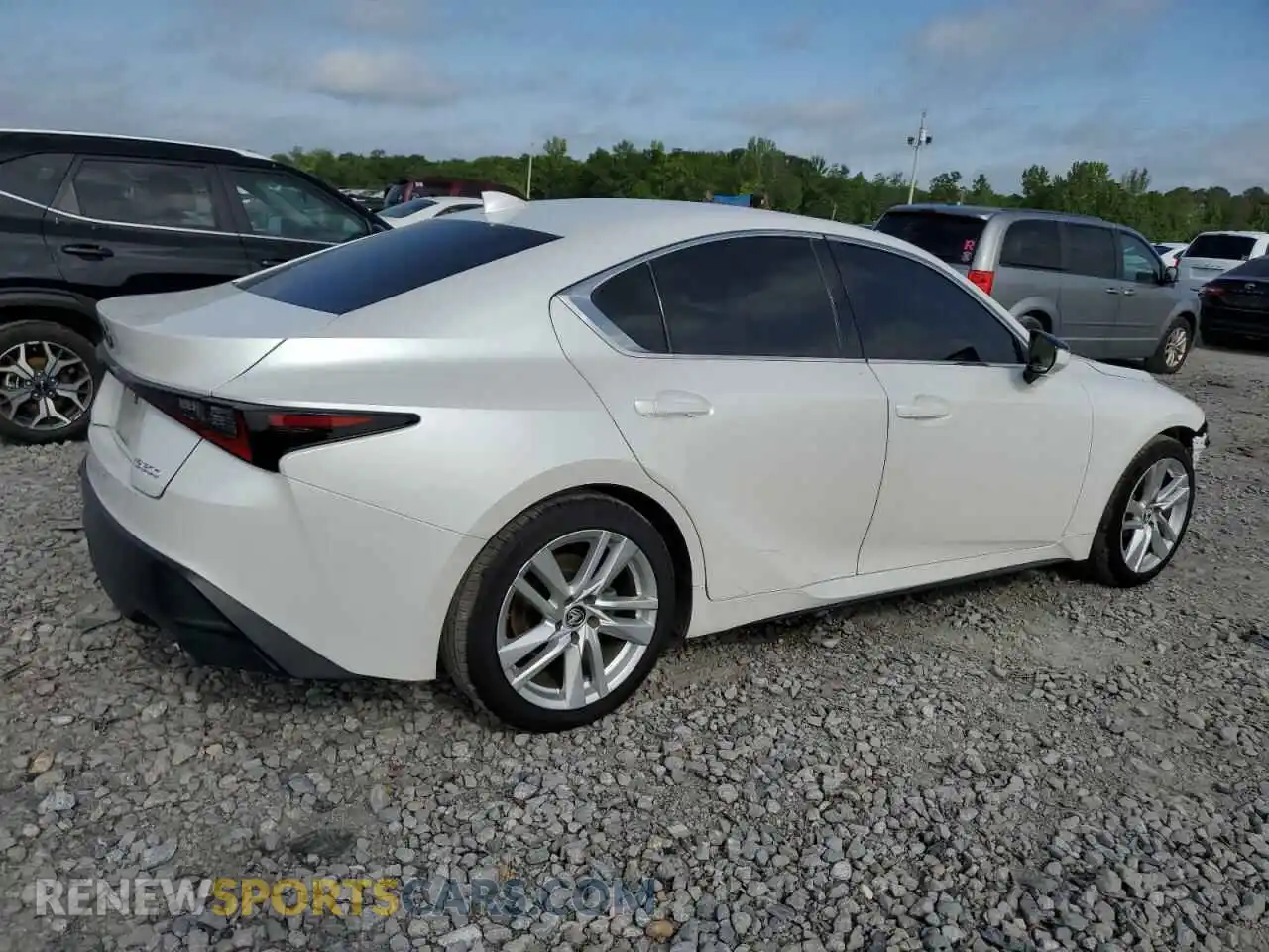 3 Photograph of a damaged car JTHAA1D20M5116163 LEXUS IS 2021