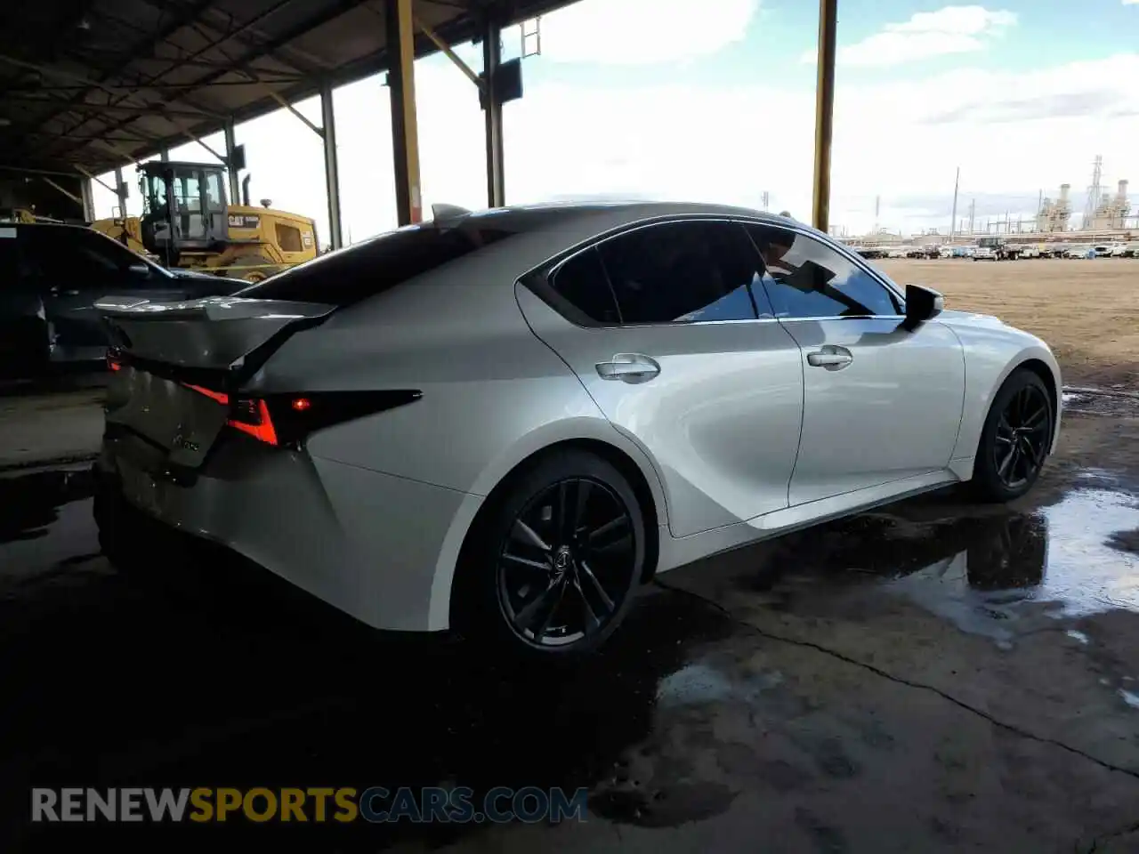 3 Photograph of a damaged car JTHAA1D21M5110159 LEXUS IS 2021