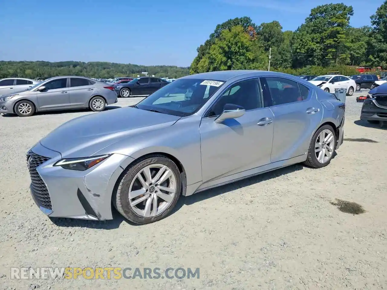 1 fotografías del automóvil dañado JTHAA1D21M5113594 LEXUS IS 2021