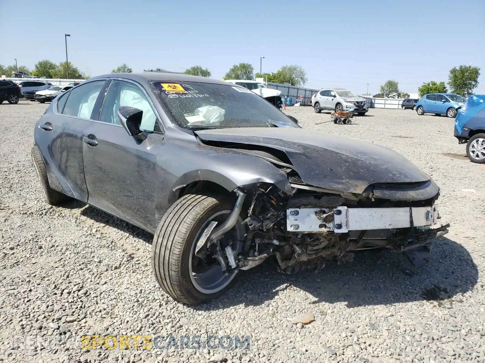 1 Photograph of a damaged car JTHAA1D22M5111630 LEXUS IS 2021