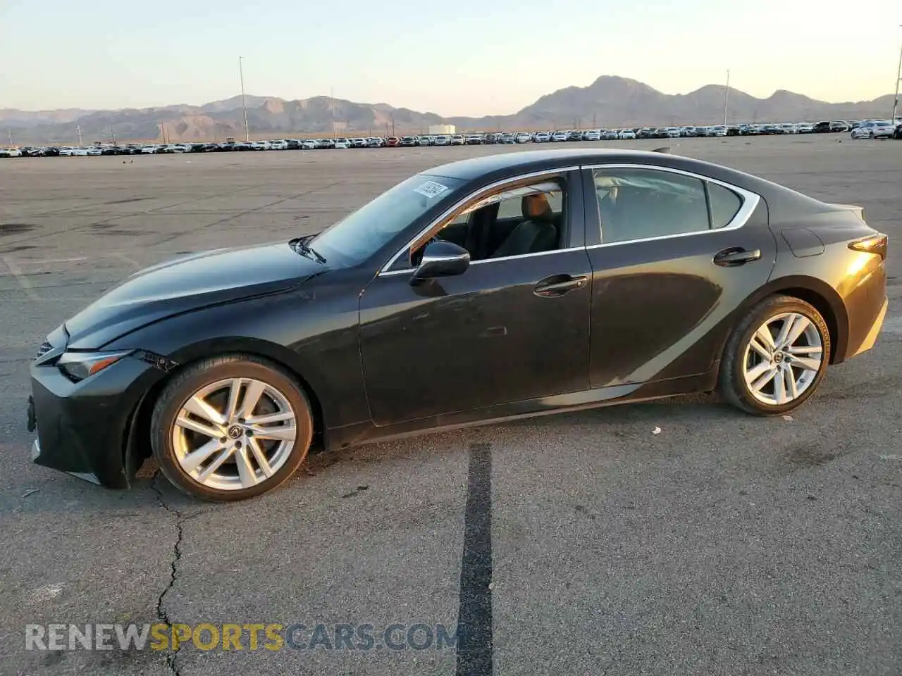 1 Photograph of a damaged car JTHAA1D22M5116973 LEXUS IS 2021