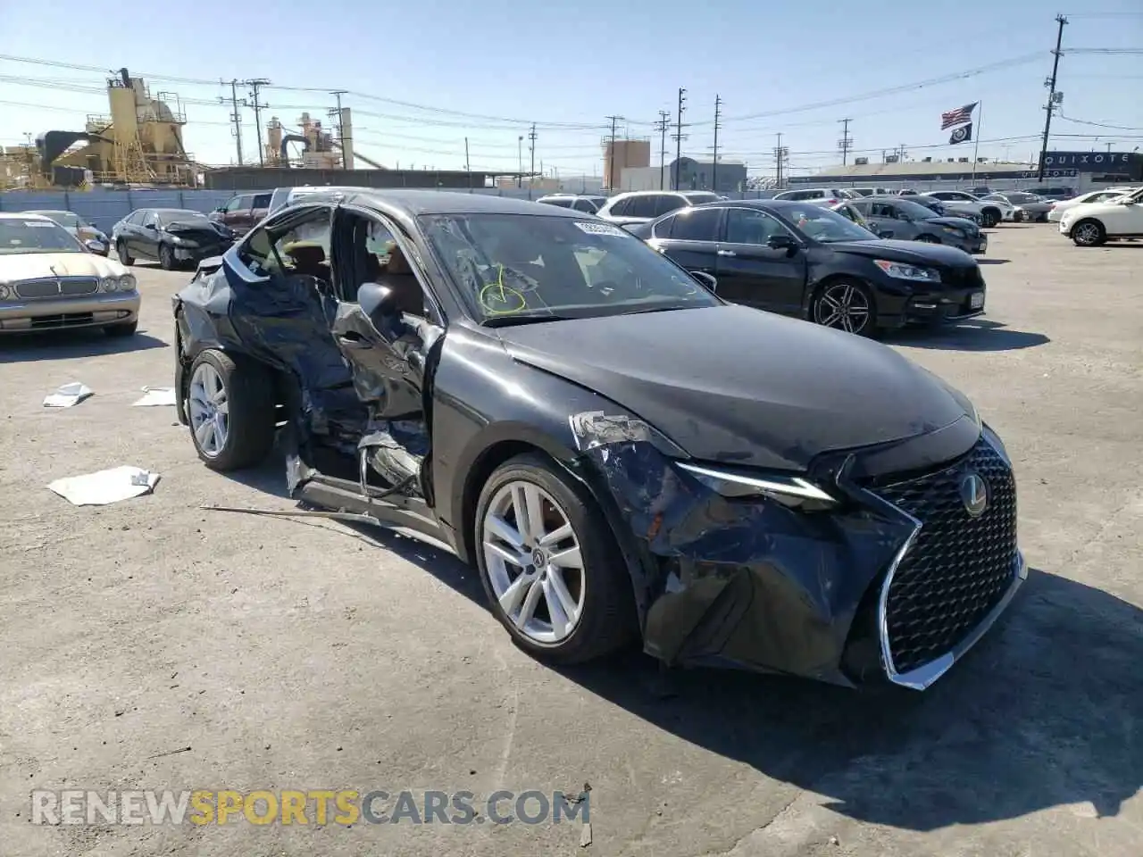 1 Photograph of a damaged car JTHAA1D23M5110468 LEXUS IS 2021