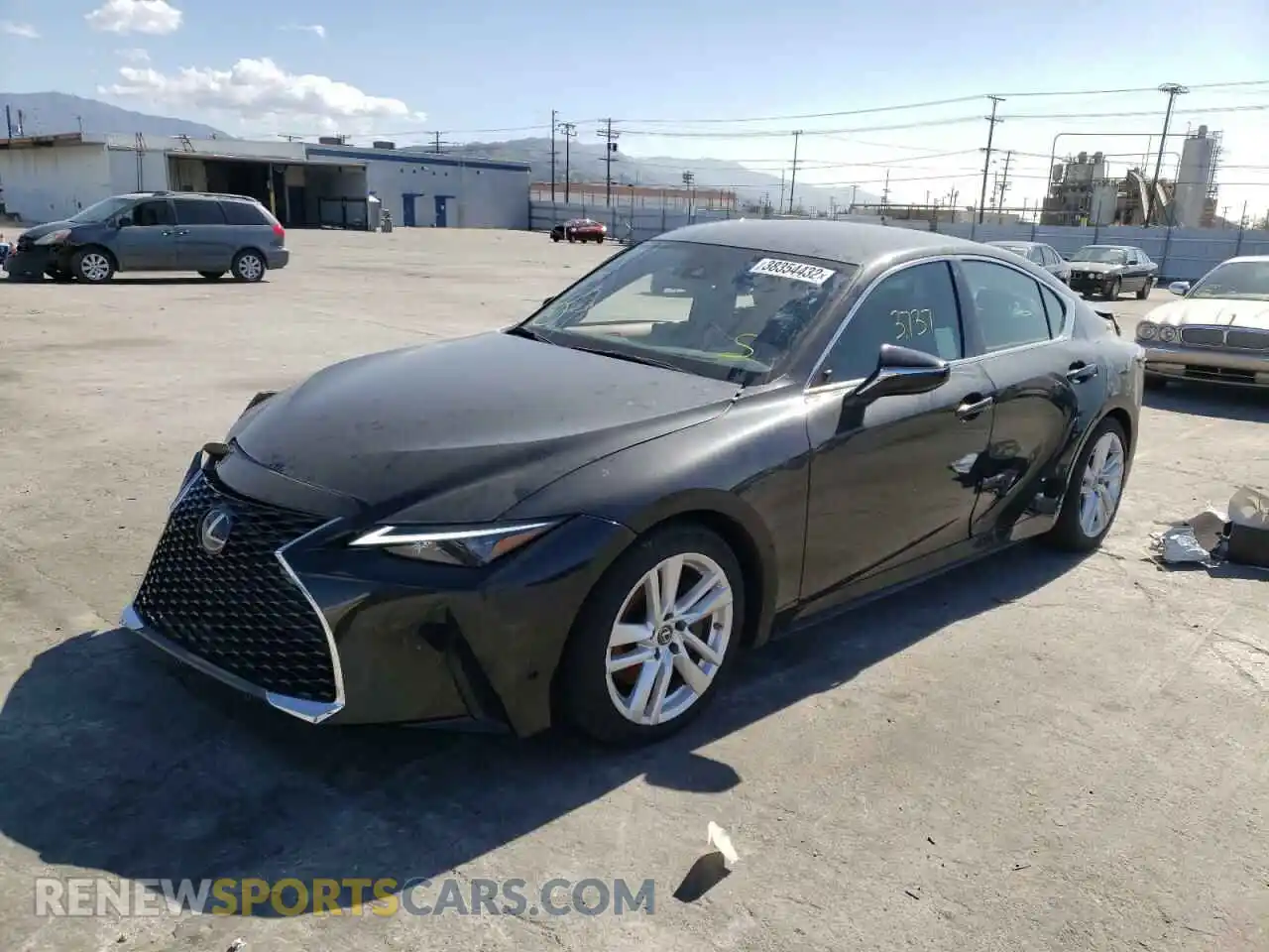 2 Photograph of a damaged car JTHAA1D23M5110468 LEXUS IS 2021