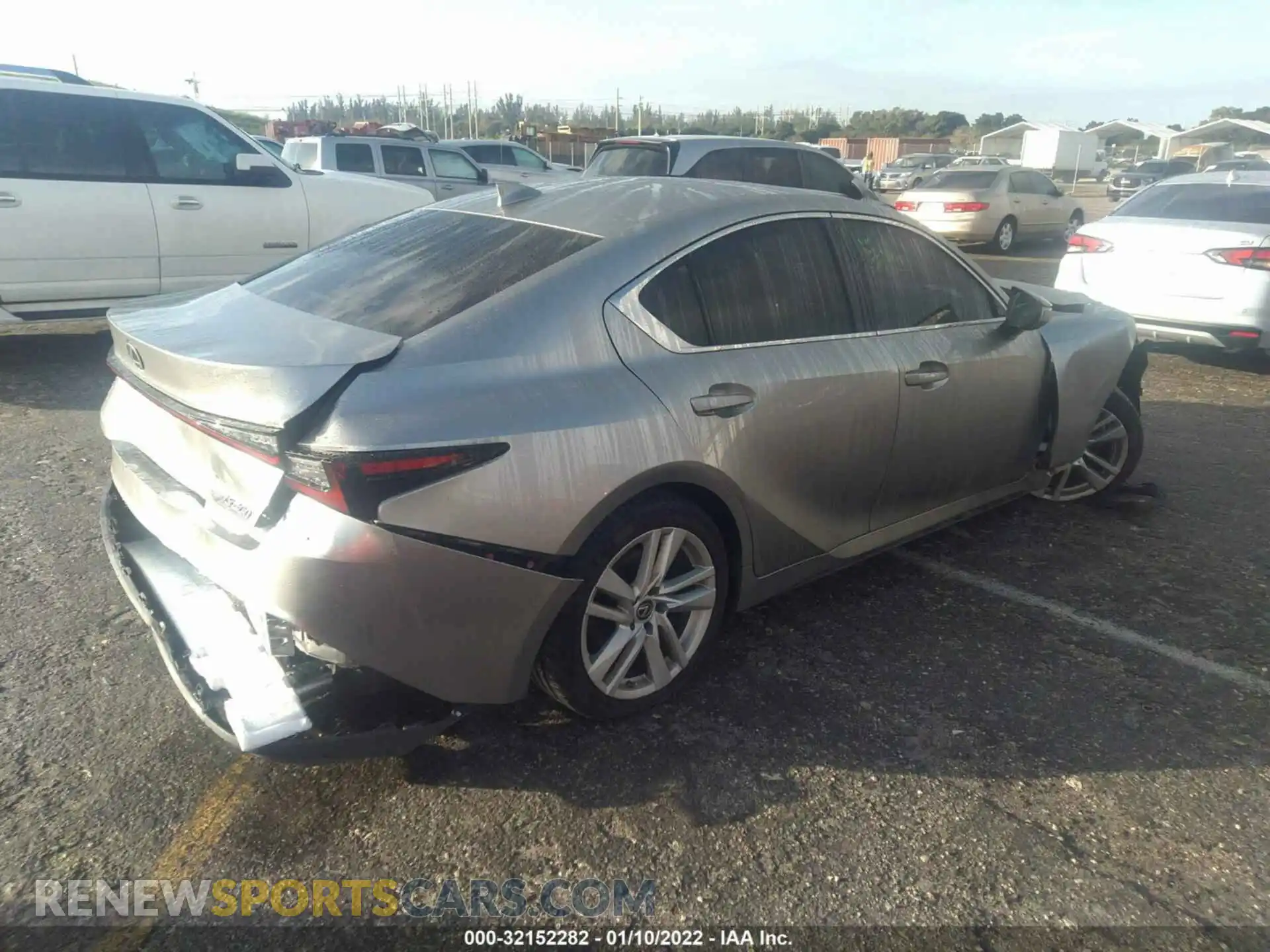 3 Photograph of a damaged car JTHAA1D25M5109239 LEXUS IS 2021