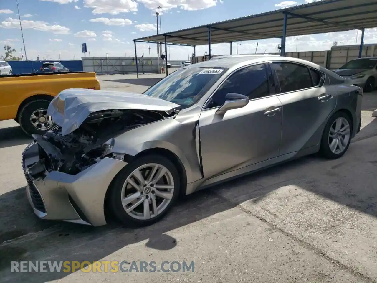 1 Photograph of a damaged car JTHAA1D25M5114201 LEXUS IS 2021