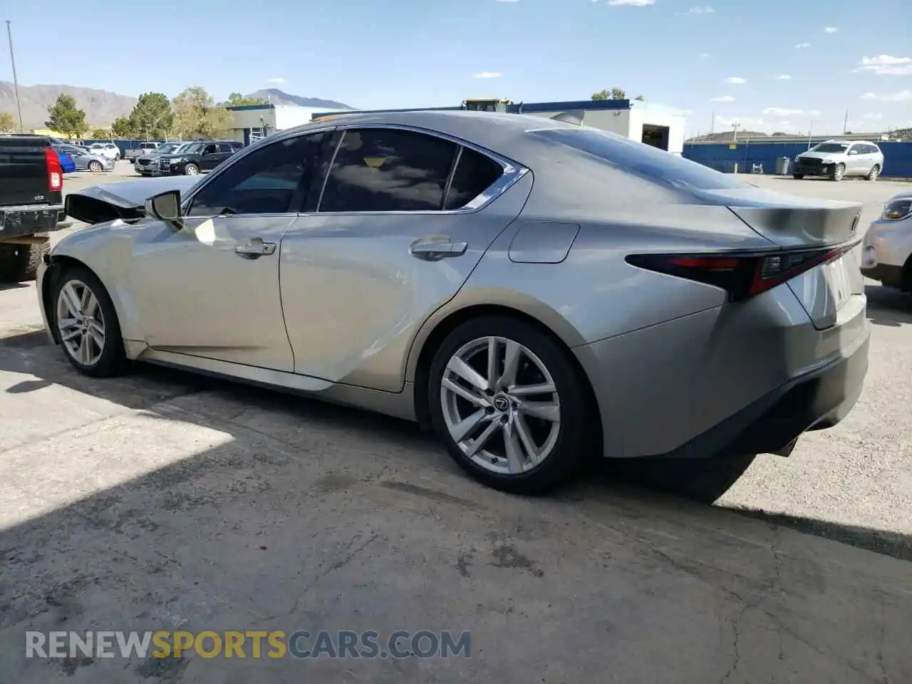 2 Photograph of a damaged car JTHAA1D25M5114201 LEXUS IS 2021