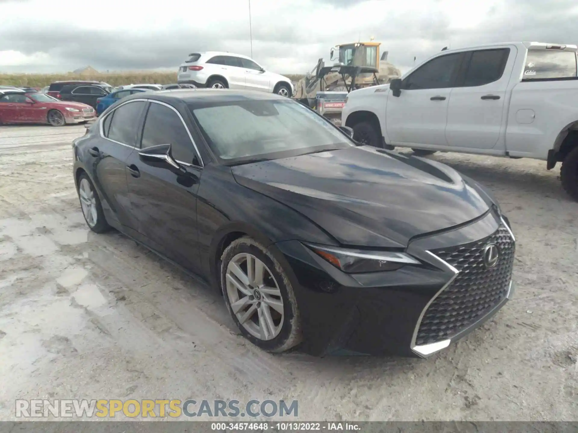 1 Photograph of a damaged car JTHAA1D26M5109170 LEXUS IS 2021