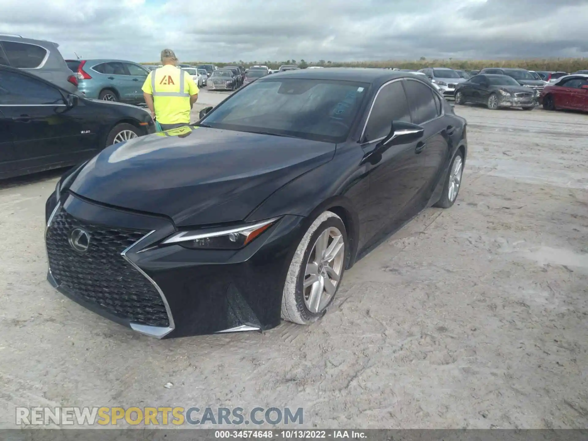 2 Photograph of a damaged car JTHAA1D26M5109170 LEXUS IS 2021