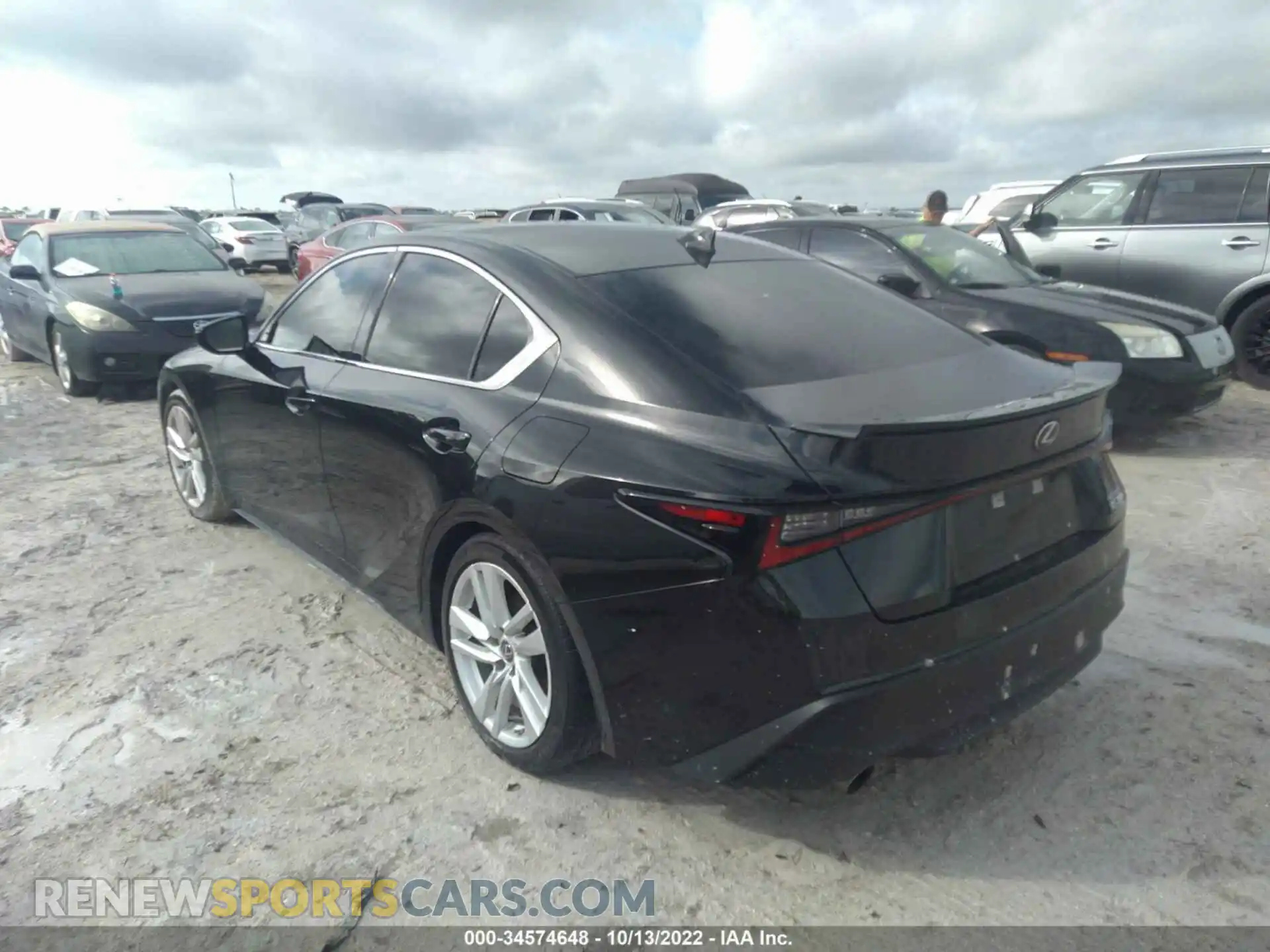 3 Photograph of a damaged car JTHAA1D26M5109170 LEXUS IS 2021