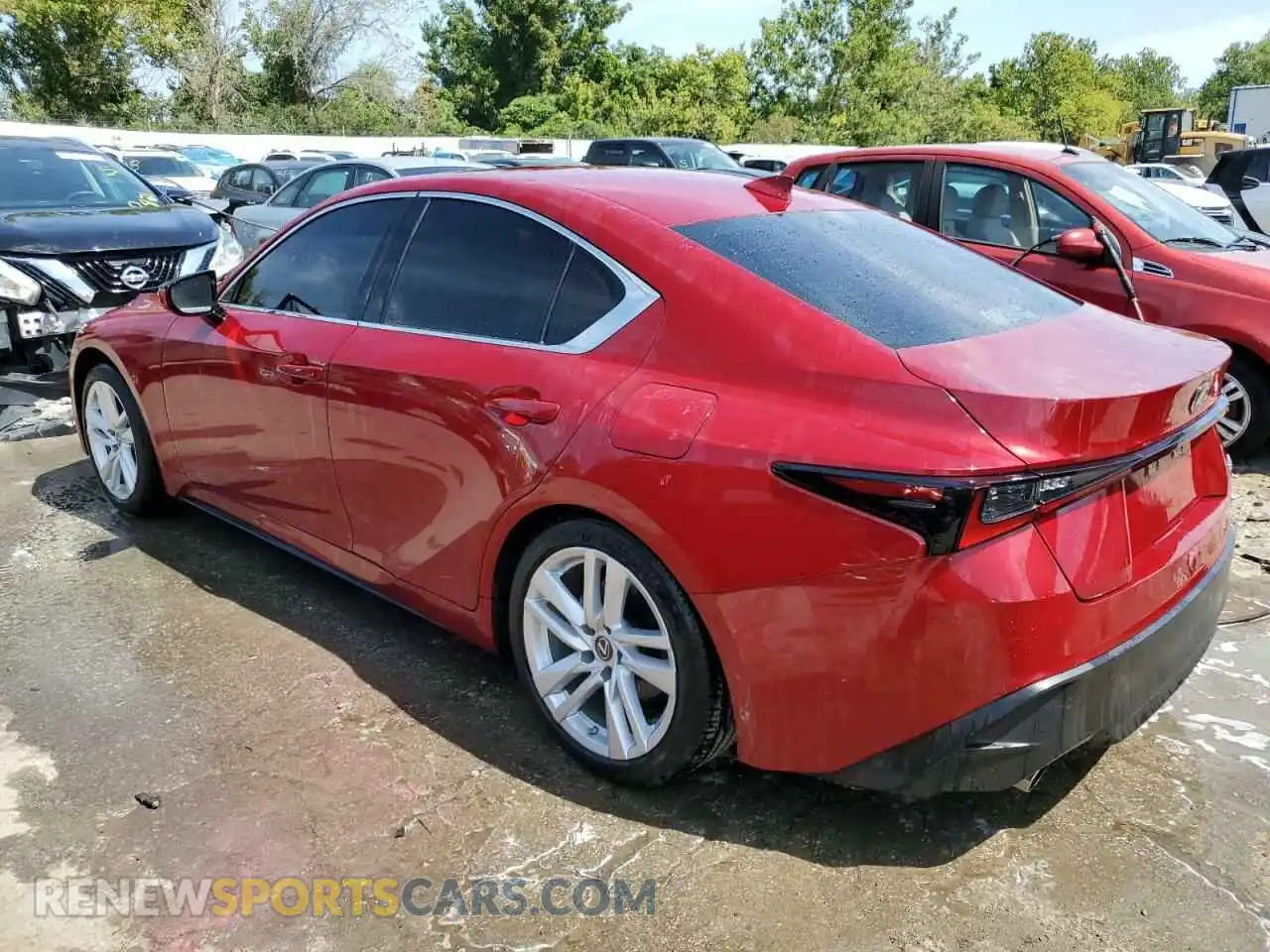 2 Photograph of a damaged car JTHAA1D26M5111162 LEXUS IS 2021