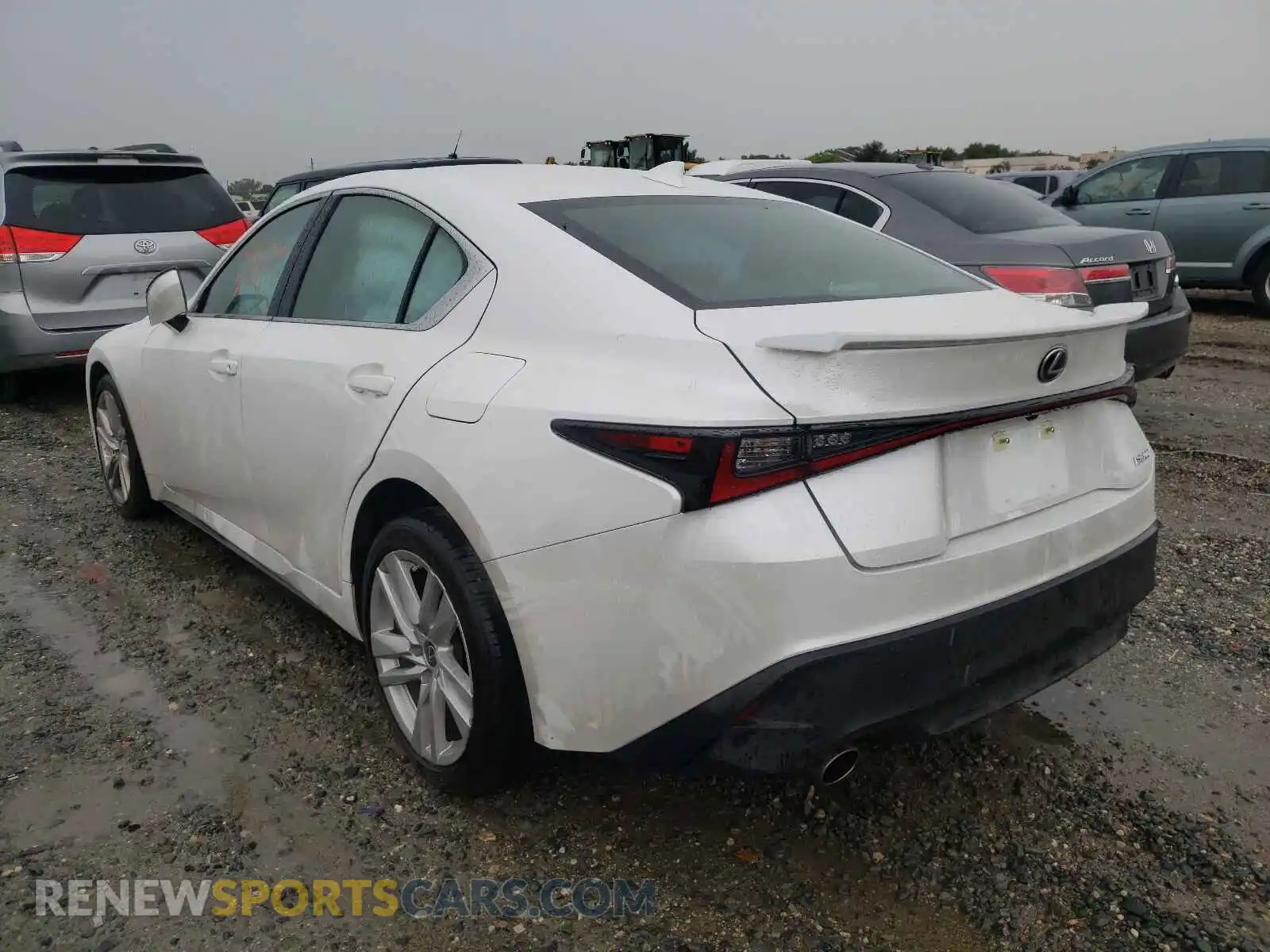 3 Photograph of a damaged car JTHAA1D26M5116071 LEXUS IS 2021