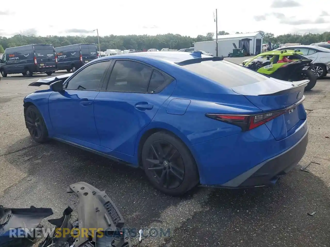 2 Photograph of a damaged car JTHAA1D29M5111267 LEXUS IS 2021