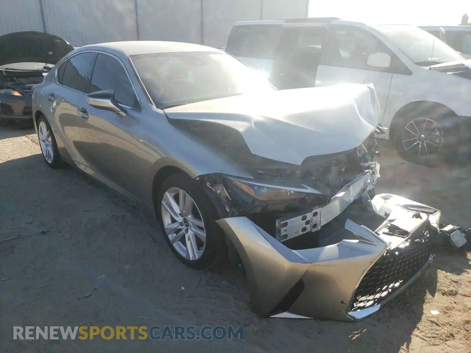 1 Photograph of a damaged car JTHAA1D2XM5109818 LEXUS IS 2021