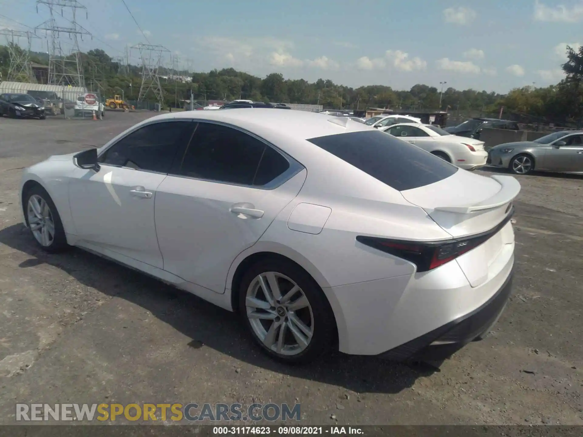 3 Photograph of a damaged car JTHC81F20M5043670 LEXUS IS 2021